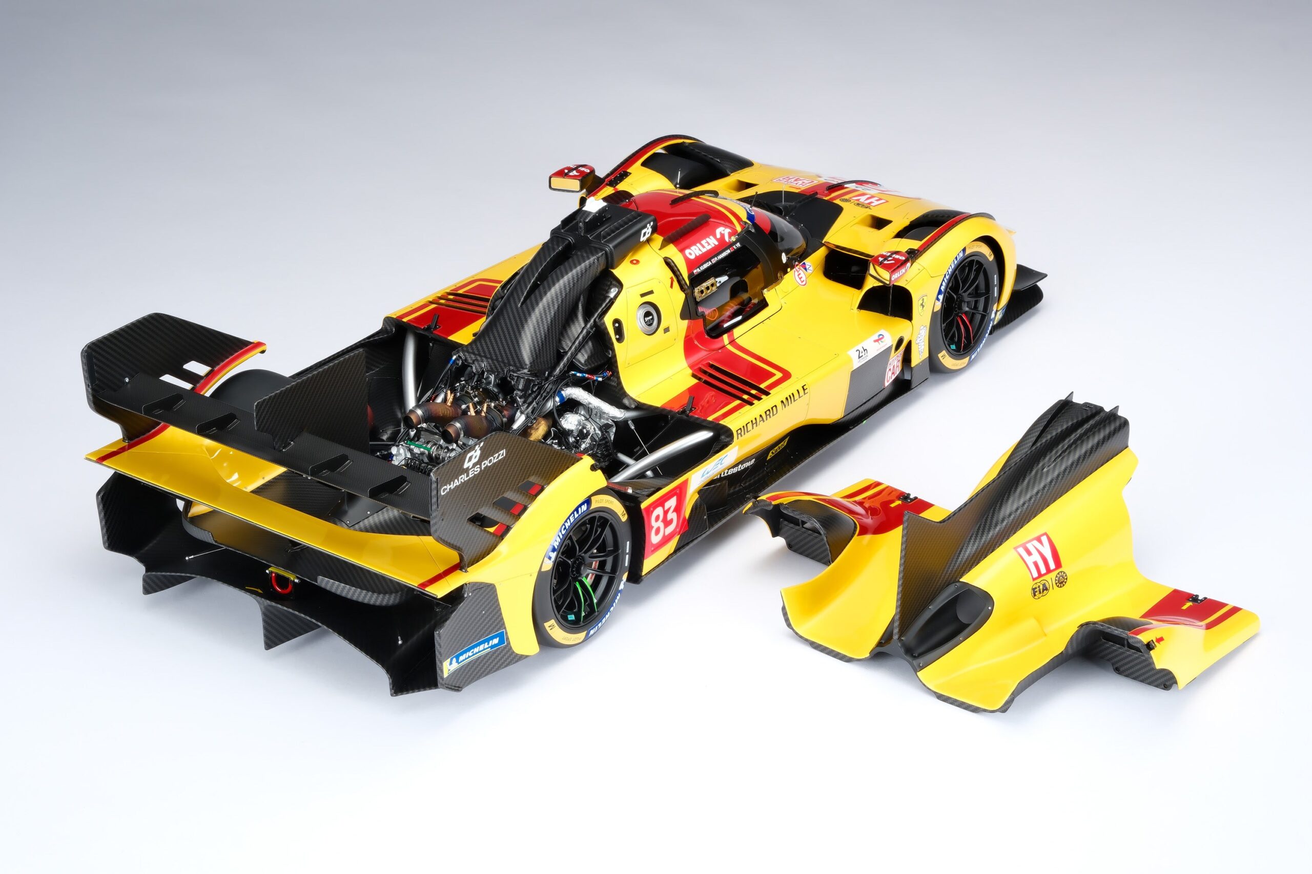 Amalgam Ferrari 499P 2025 Le Mans - Rot | 1:8 - Image 21
