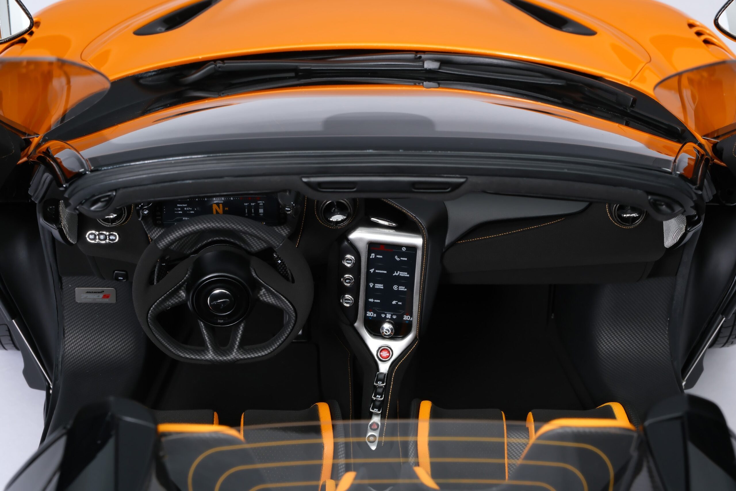 Amalgam McLaren 750S Spider (2023) - Papaya-Orange | 1:8 - Imagen 9