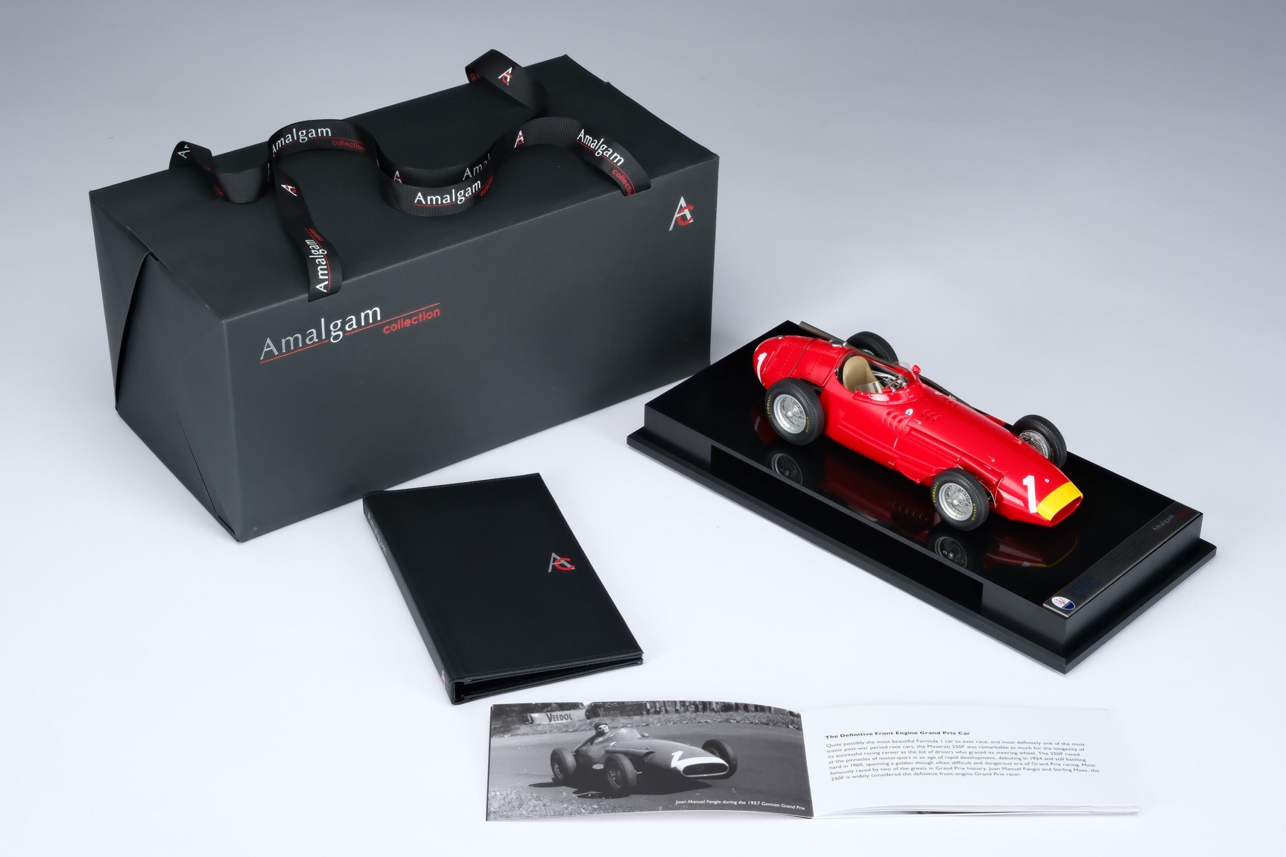 Amalgam Maserati 250F 1957 German Grand Prix Juan Manuel Fangio - Rot | 1:18 - 画像18