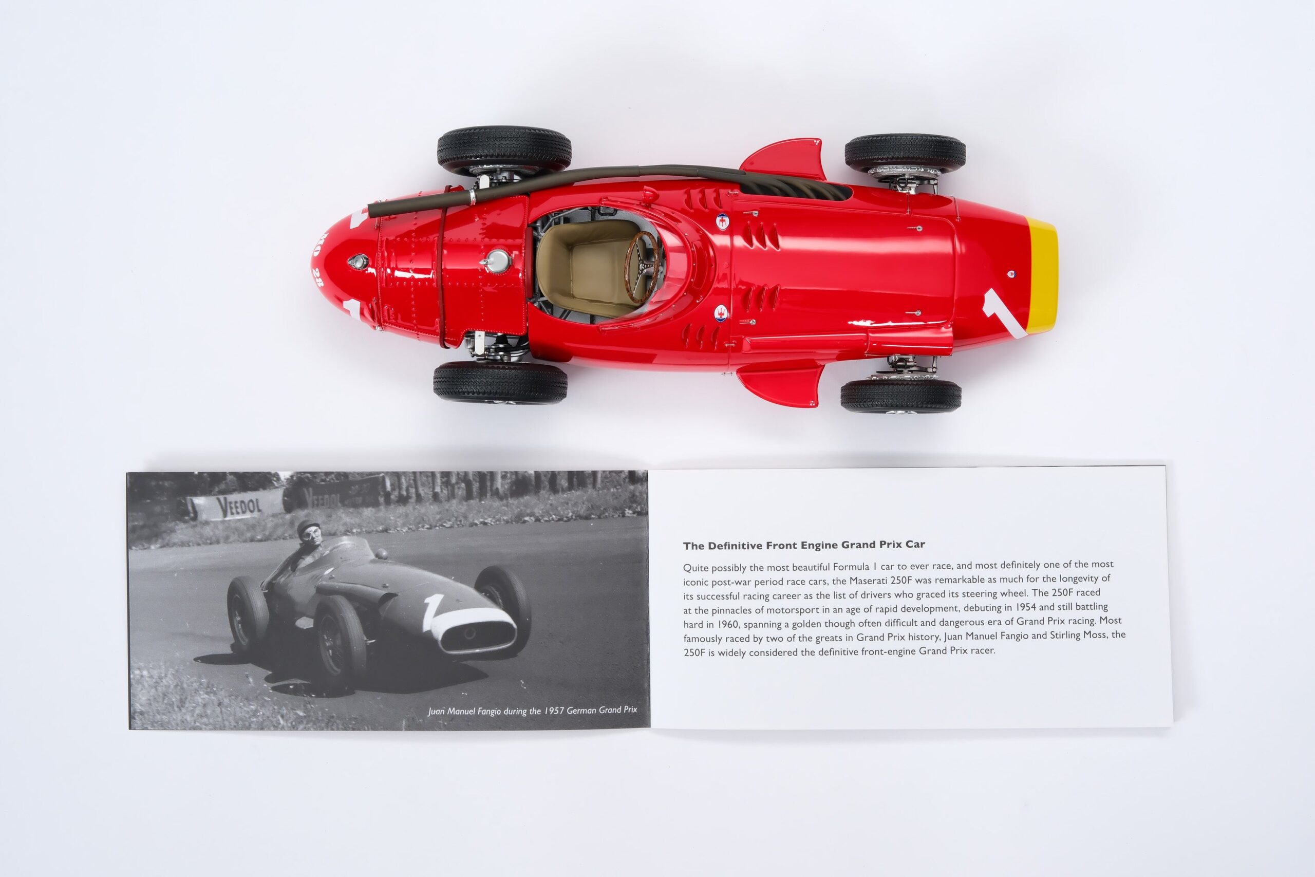 Amalgam Maserati 250F 1957 German Grand Prix Juan Manuel Fangio - Rot | 1:18 - 画像19