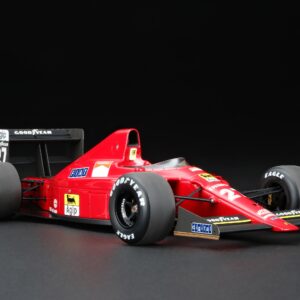 مجسم أمالماك فيراري F1-89 1989 سباق الجائزة الكبرى البريطاني - أحمر | 1:18