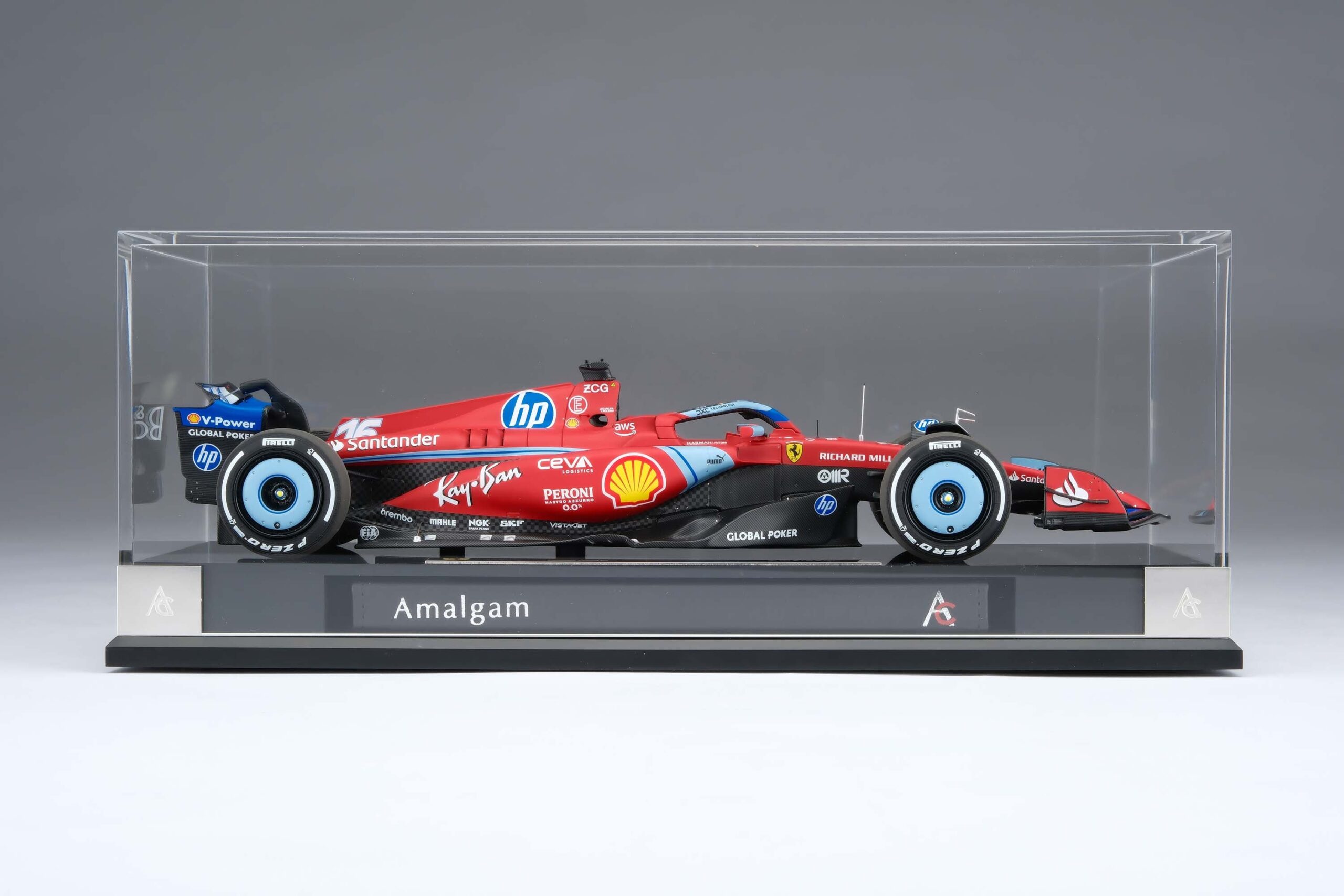 Amalgam Ferrari SF-24 2024 Miami Grand Prix - Rot | 1:18 – Bild 7