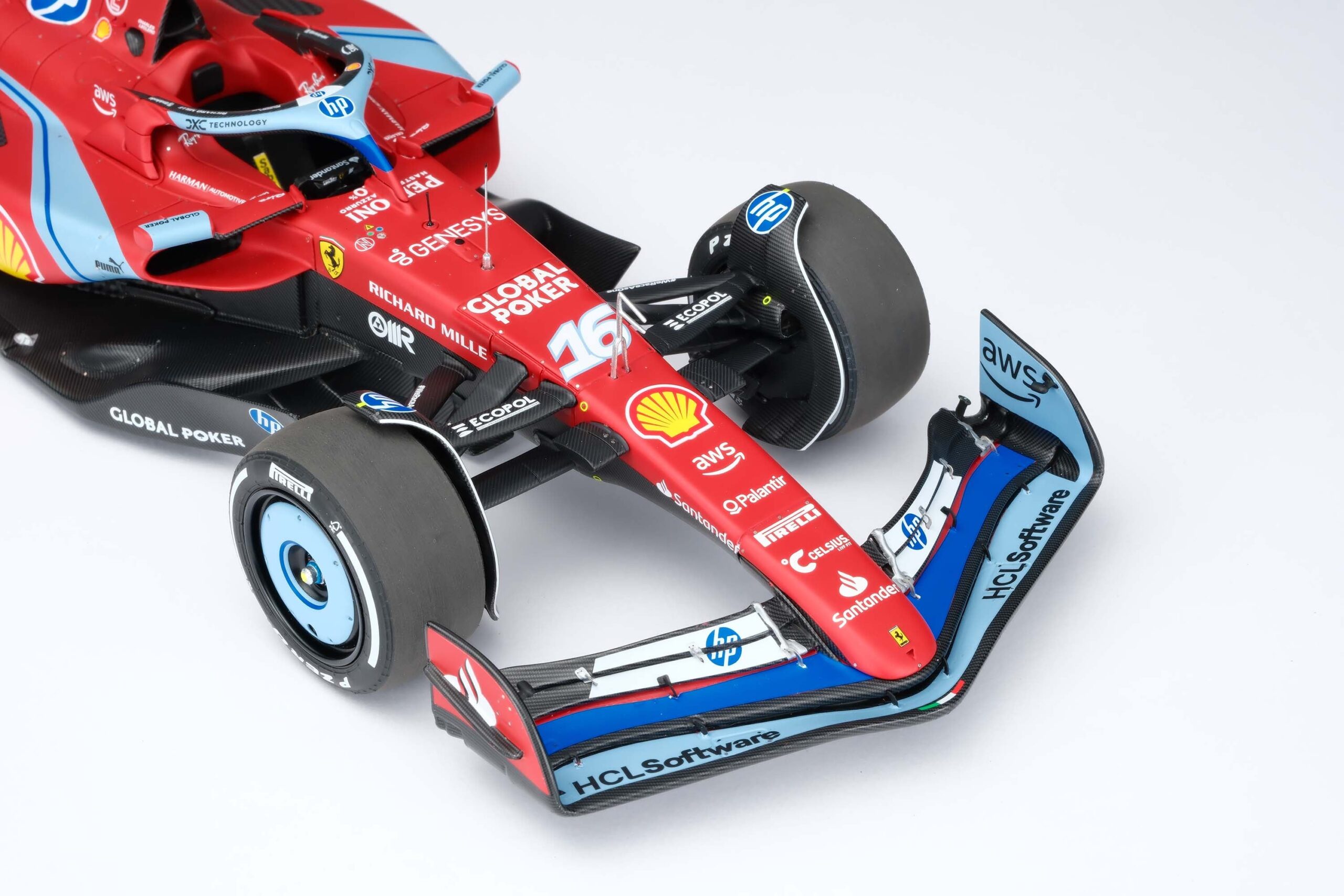 Amalgam Ferrari SF-24 2024 Miami Grand Prix - Rot | 1:18 – Bild 12