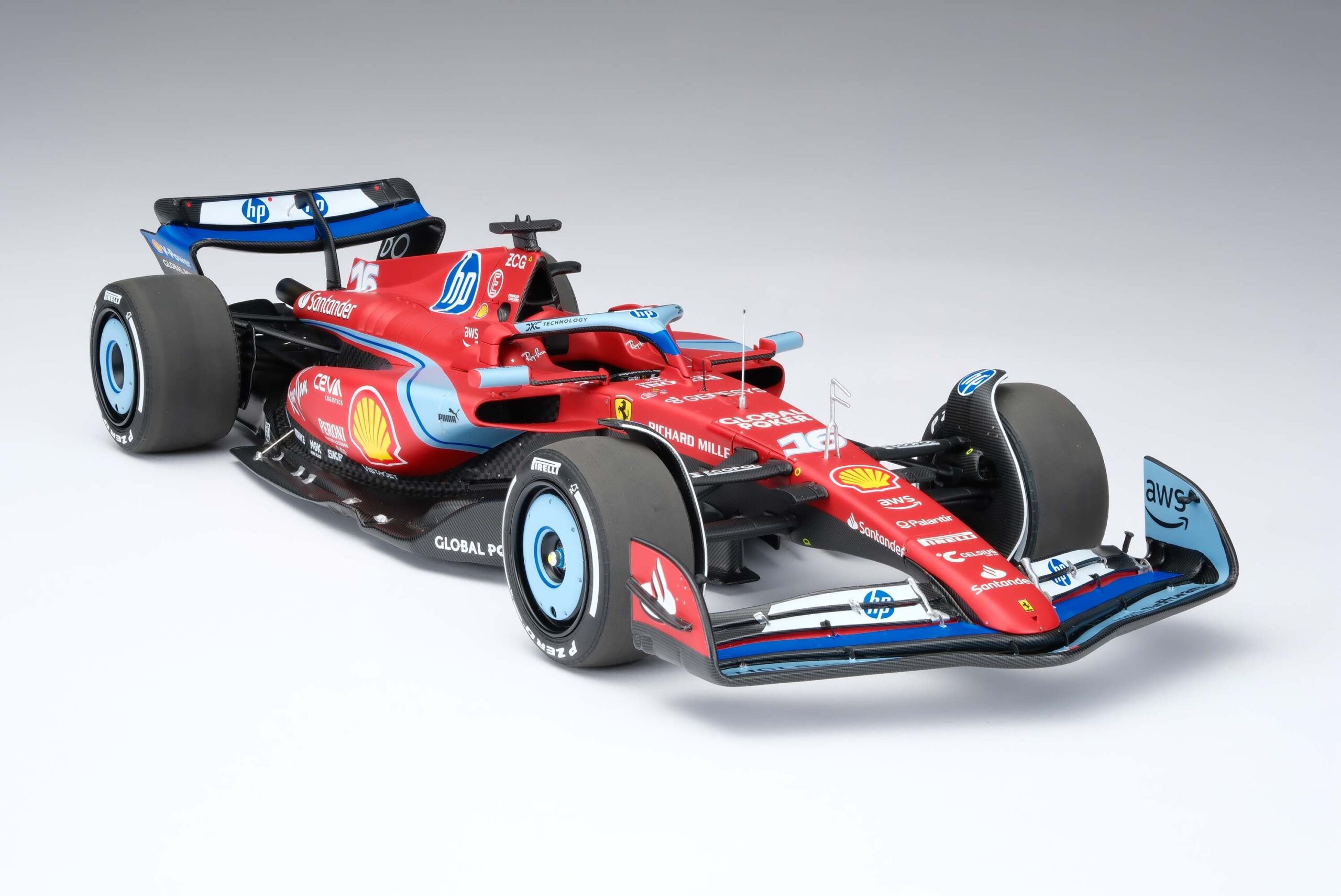 Amalgam Ferrari SF-24 2024 Miami Grand Prix - Rot | 1:18 – Bild 13