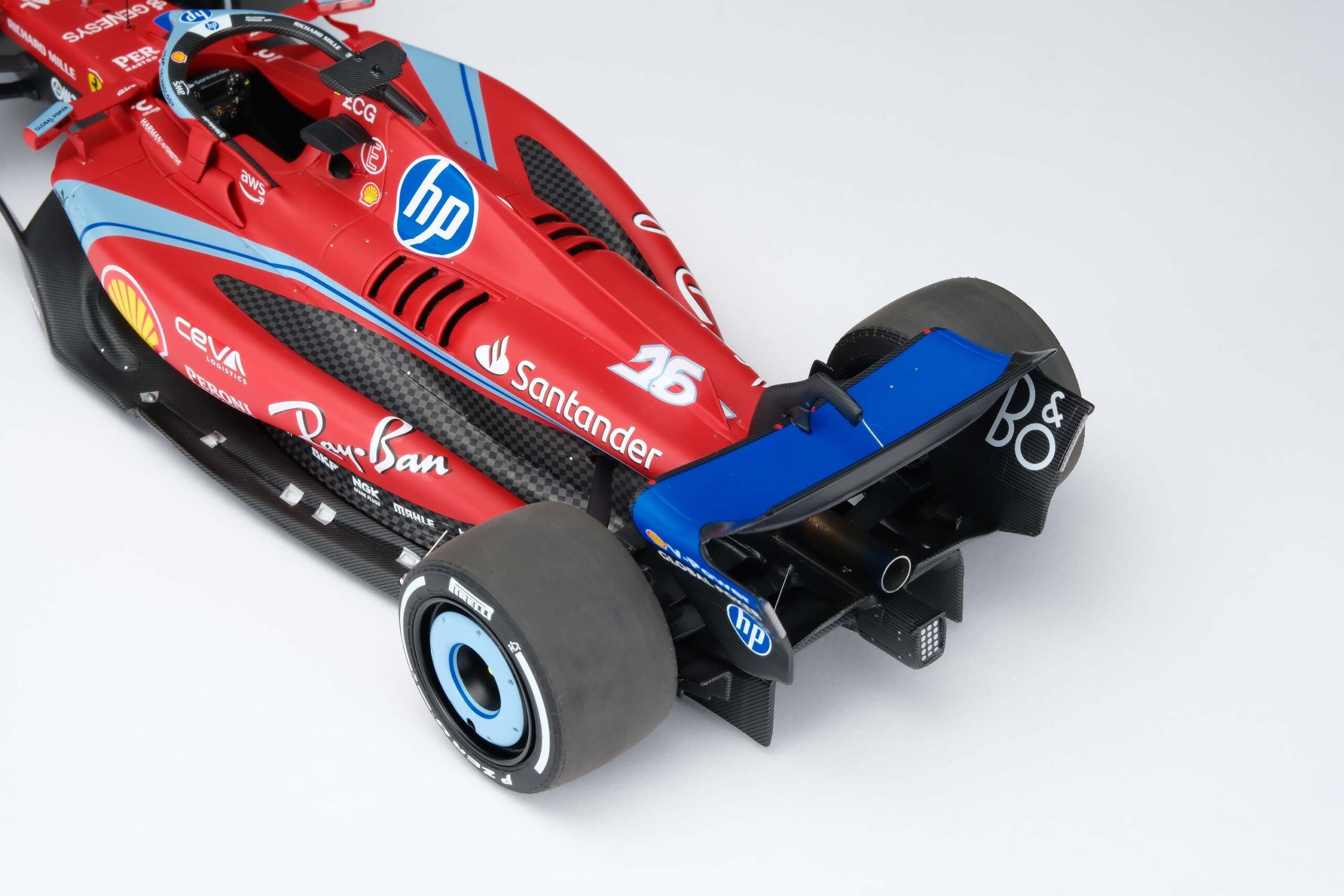 Amalgam Ferrari SF-24 2024 Miami Grand Prix - Rot | 1:18 – Bild 17