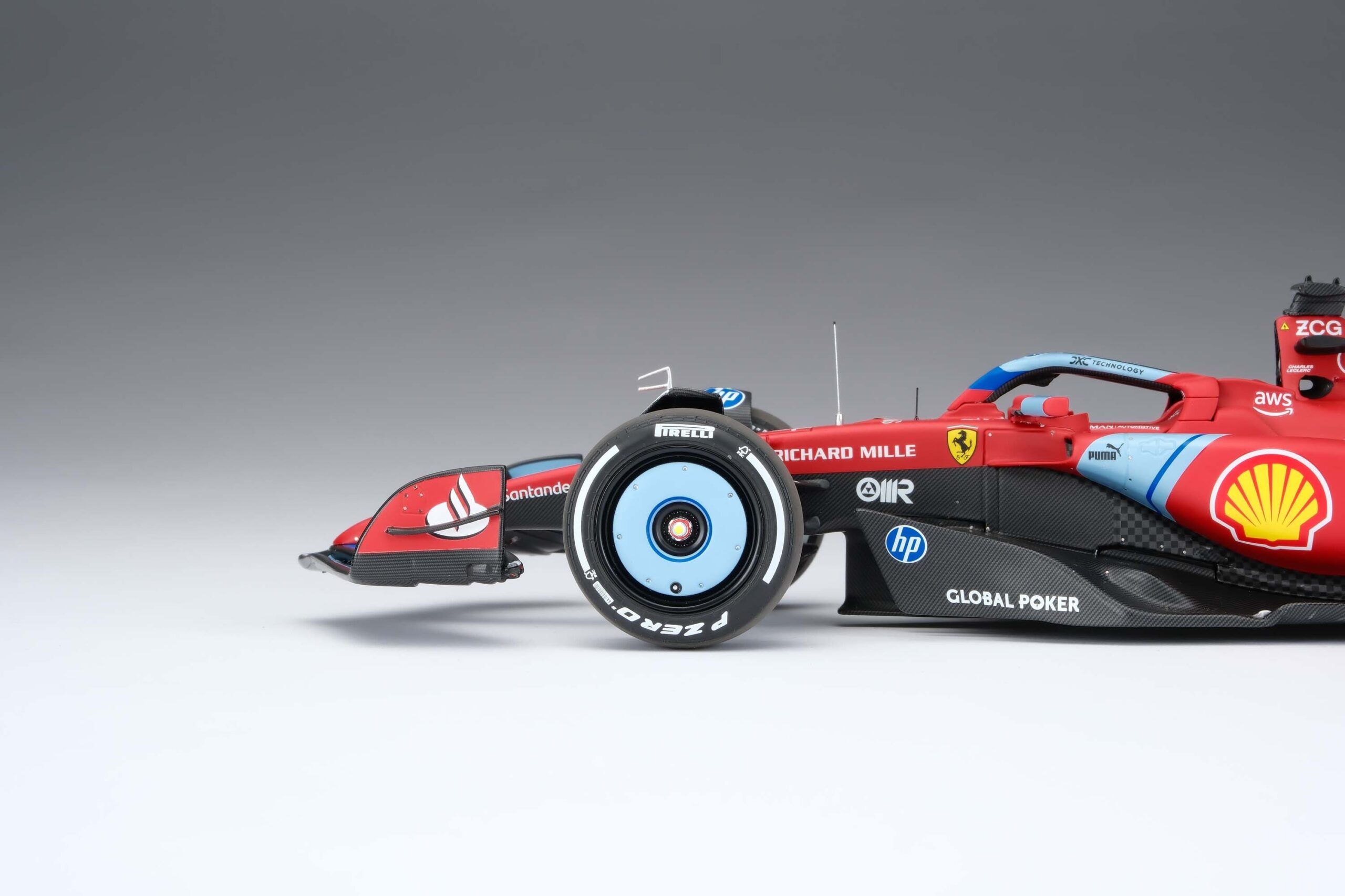 Amalgam Ferrari SF-24 2024 Miami Grand Prix - Rot | 1:18 – Bild 19