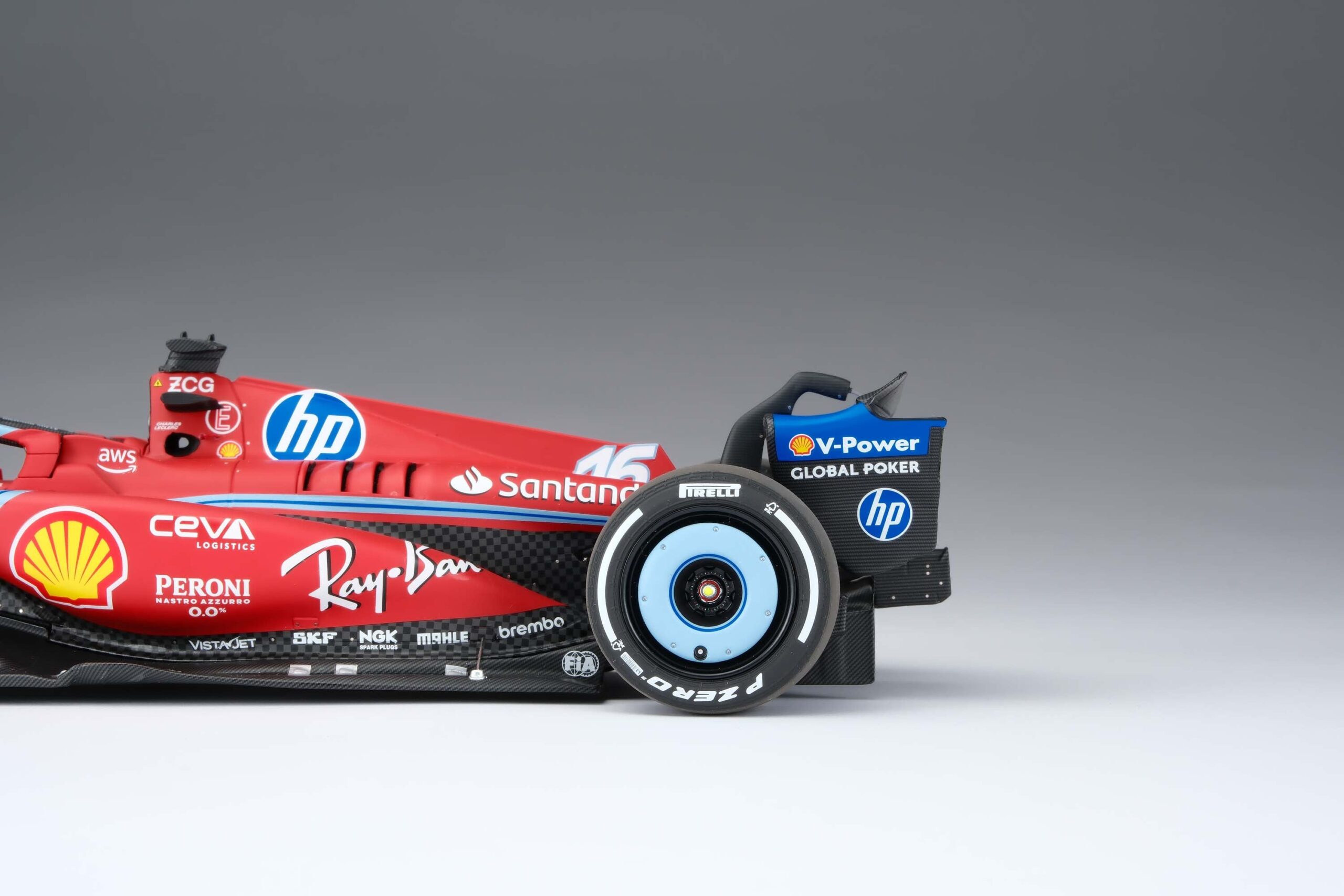 Amalgam Ferrari SF-24 2024 Miami Grand Prix - Rot | 1:18 – Bild 20