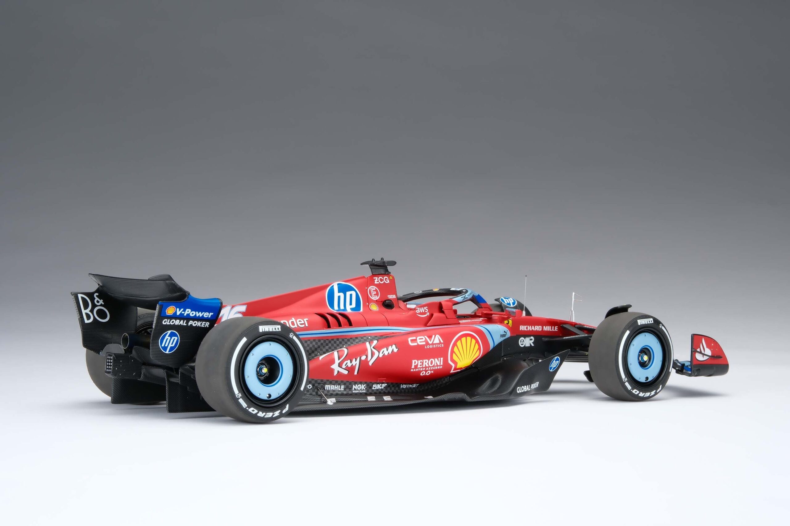 Amalgam Ferrari SF-24 2024 Miami Grand Prix - Rot | 1:18 – Bild 26
