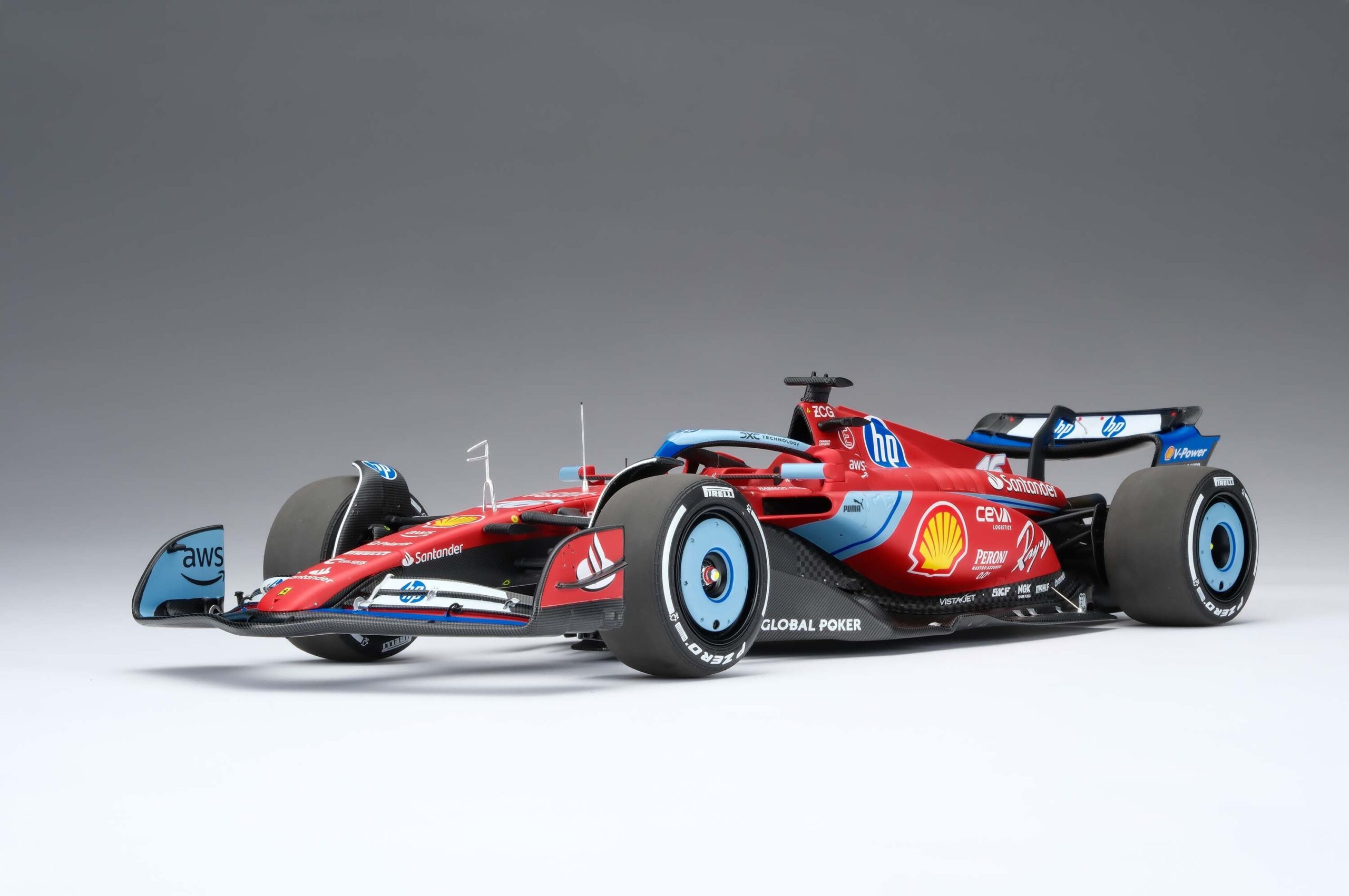 Amalgam Ferrari SF-24 2024 Miami Grand Prix - Rot | 1:18 – Bild 27