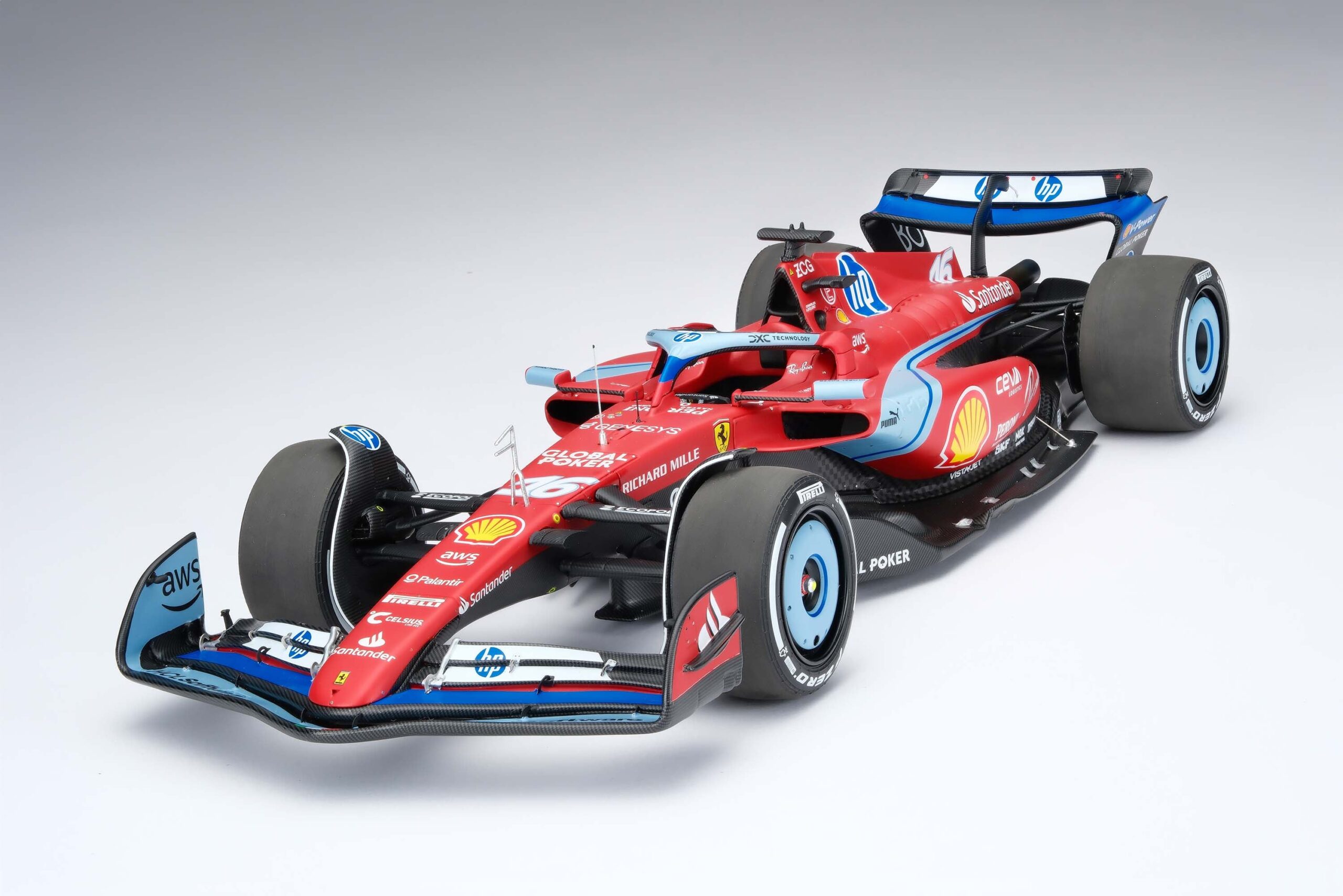 Amalgam Ferrari SF-24 2024 Miami Grand Prix - Rot | 1:18 – Bild 28