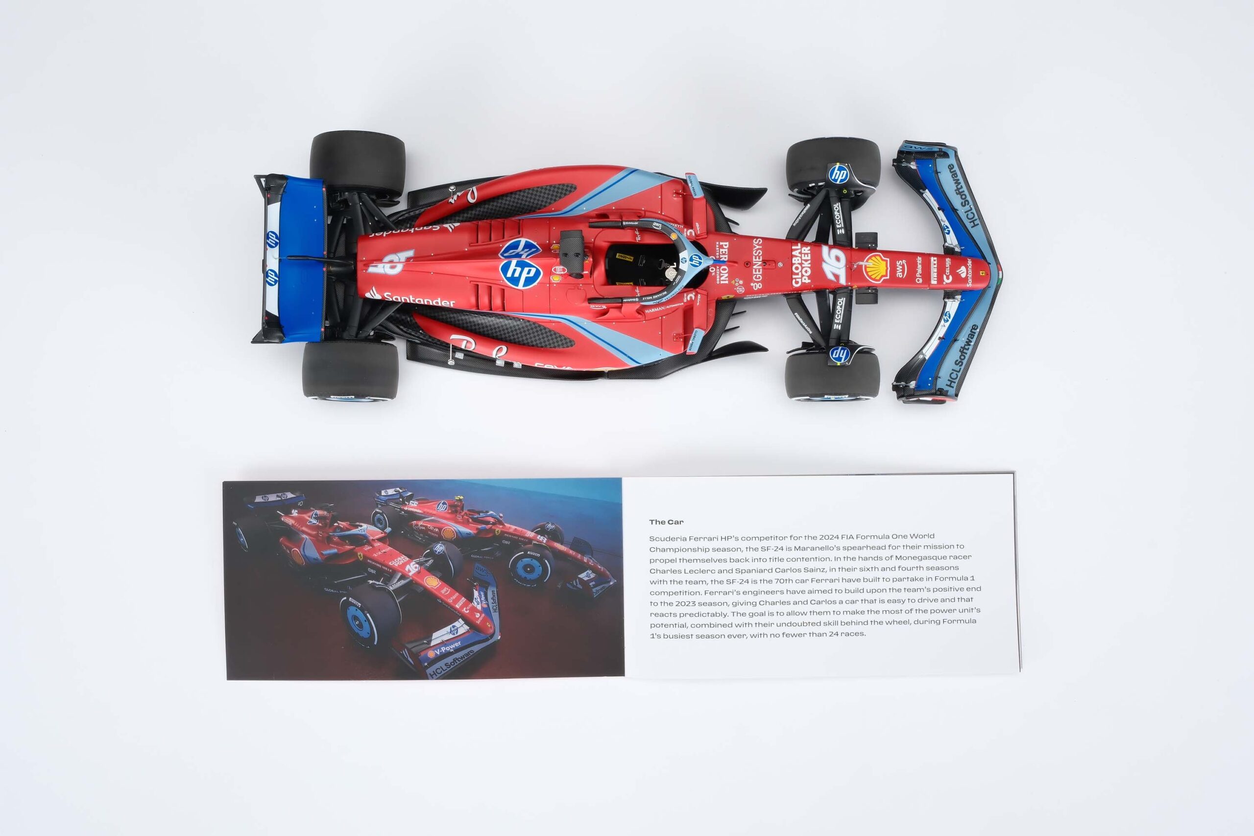Amalgam Ferrari SF-24 2024 Miami Grand Prix - Rot | 1:18 – Bild 6