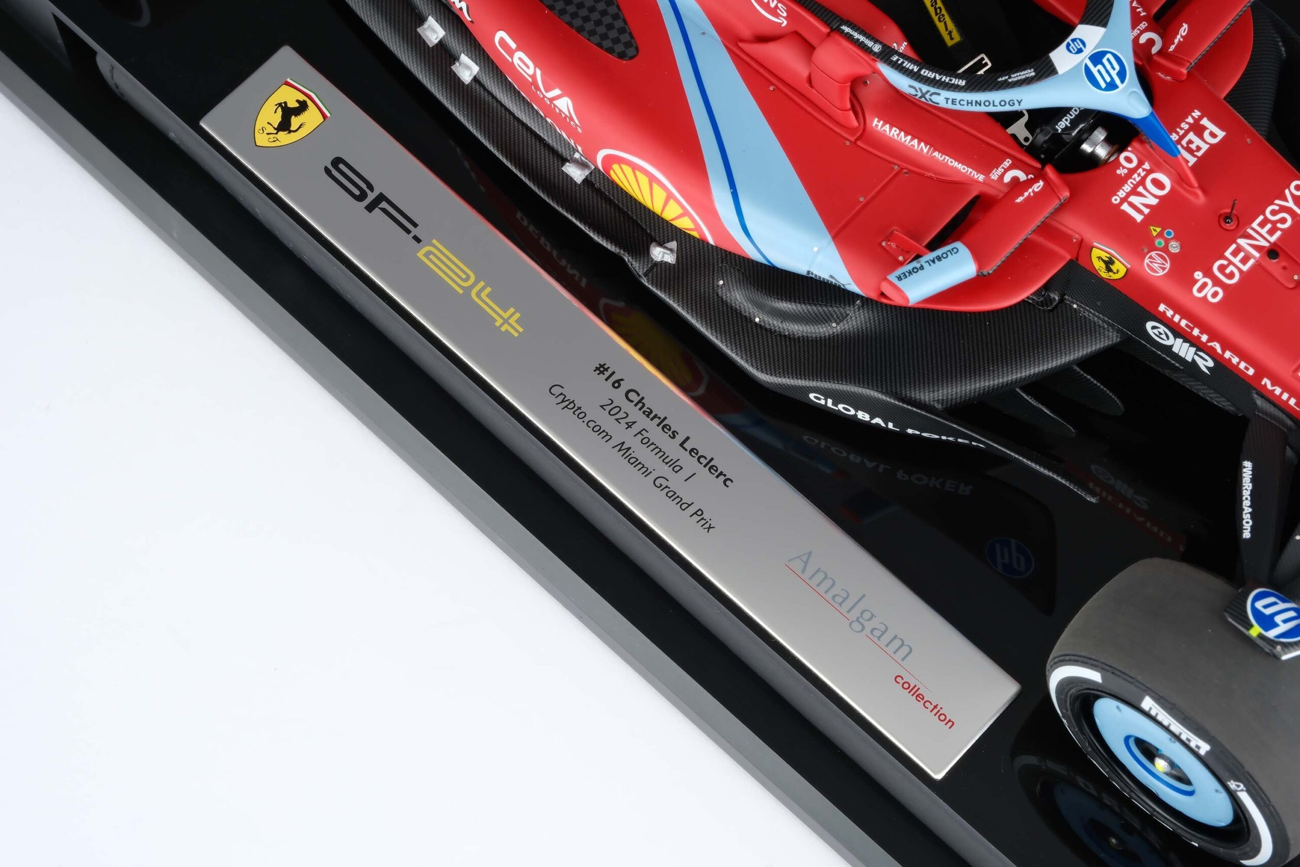 Amalgam Ferrari SF-24 2024 Miami Grand Prix - Rot | 1:18 – Bild 8