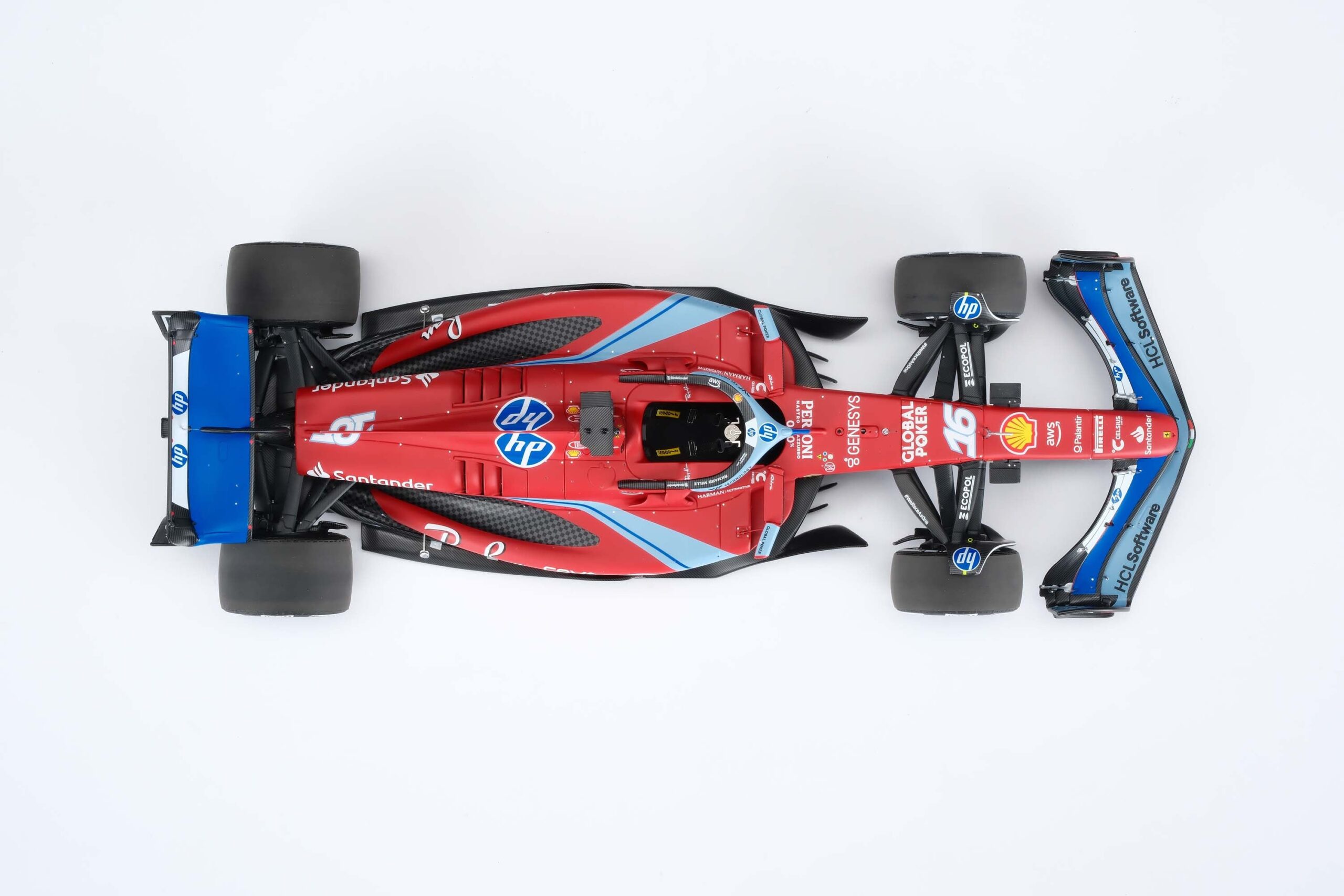 Amalgam Ferrari SF-24 2024 Miami Grand Prix - Rot | 1:18 – Bild 9