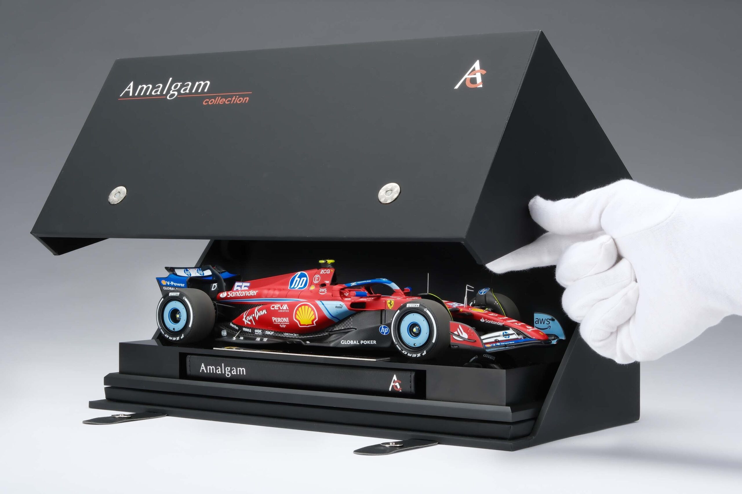 Amalgam Ferrari SF-24 2024 Miami Grand Prix - Rot | 1:18 – Bild 56