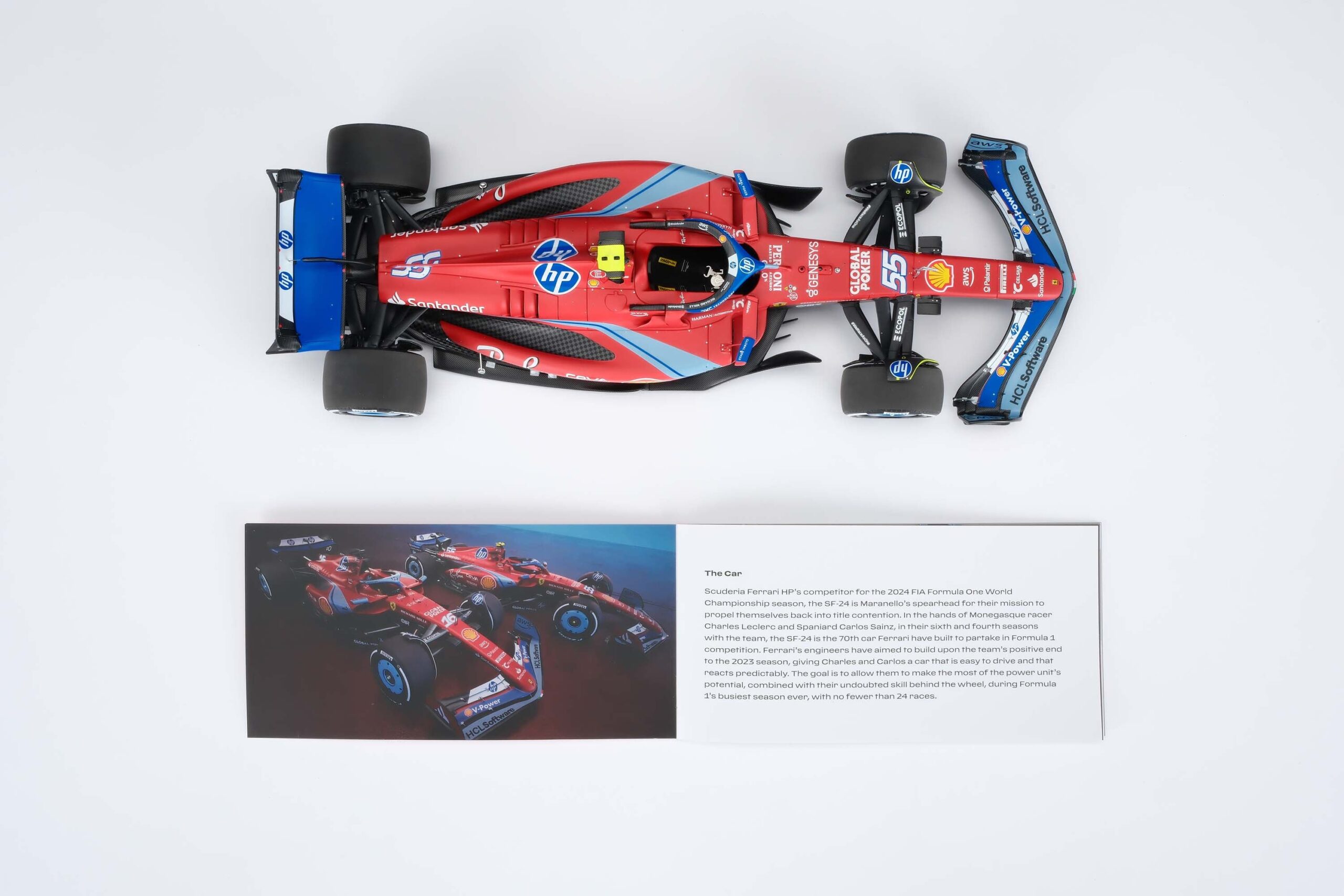 Amalgam Ferrari SF-24 2024 Miami Grand Prix - Rot | 1:18 – Bild 57