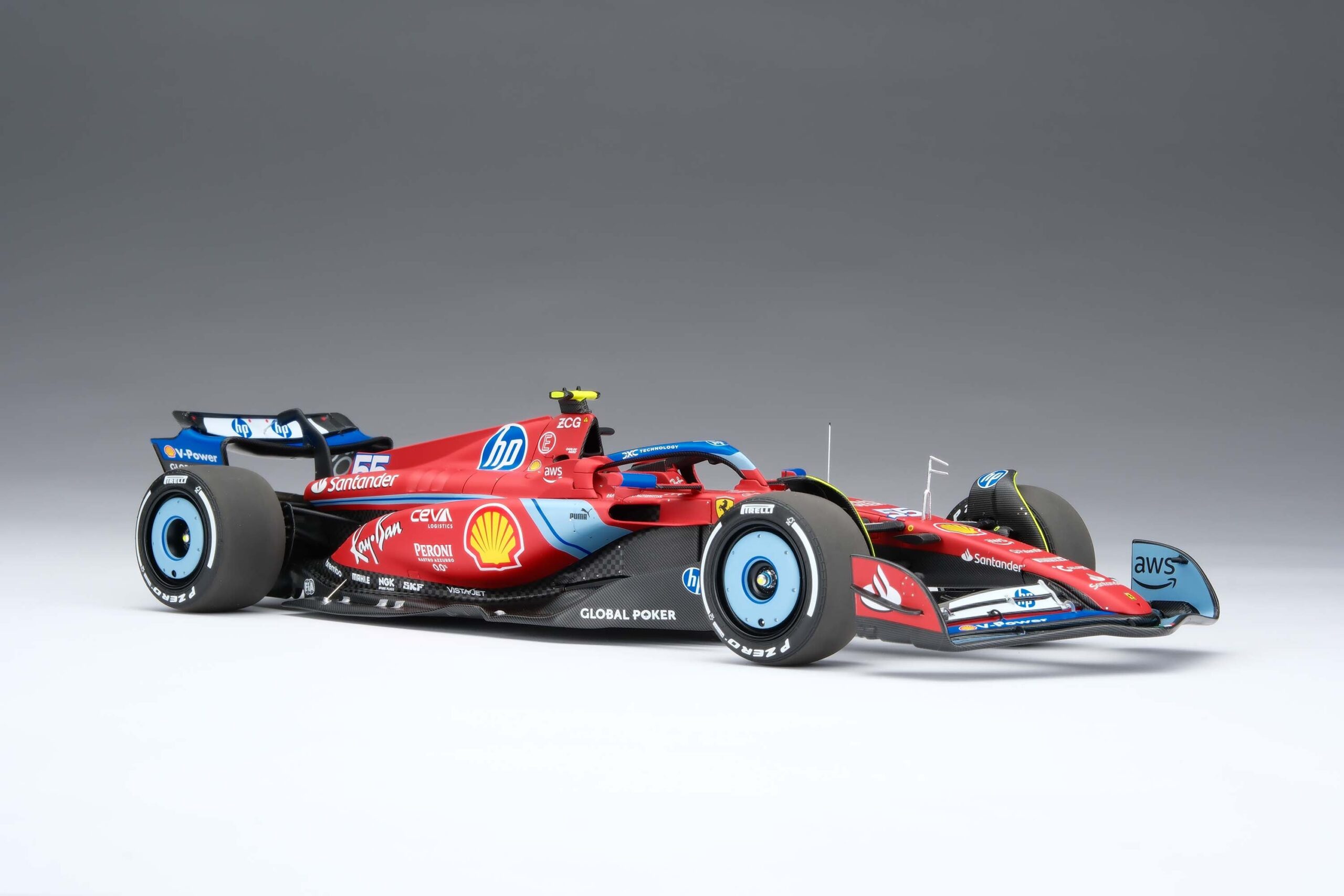Amalgam Ferrari SF-24 2024 Miami Grand Prix - Rot | 1:18 – Bild 59
