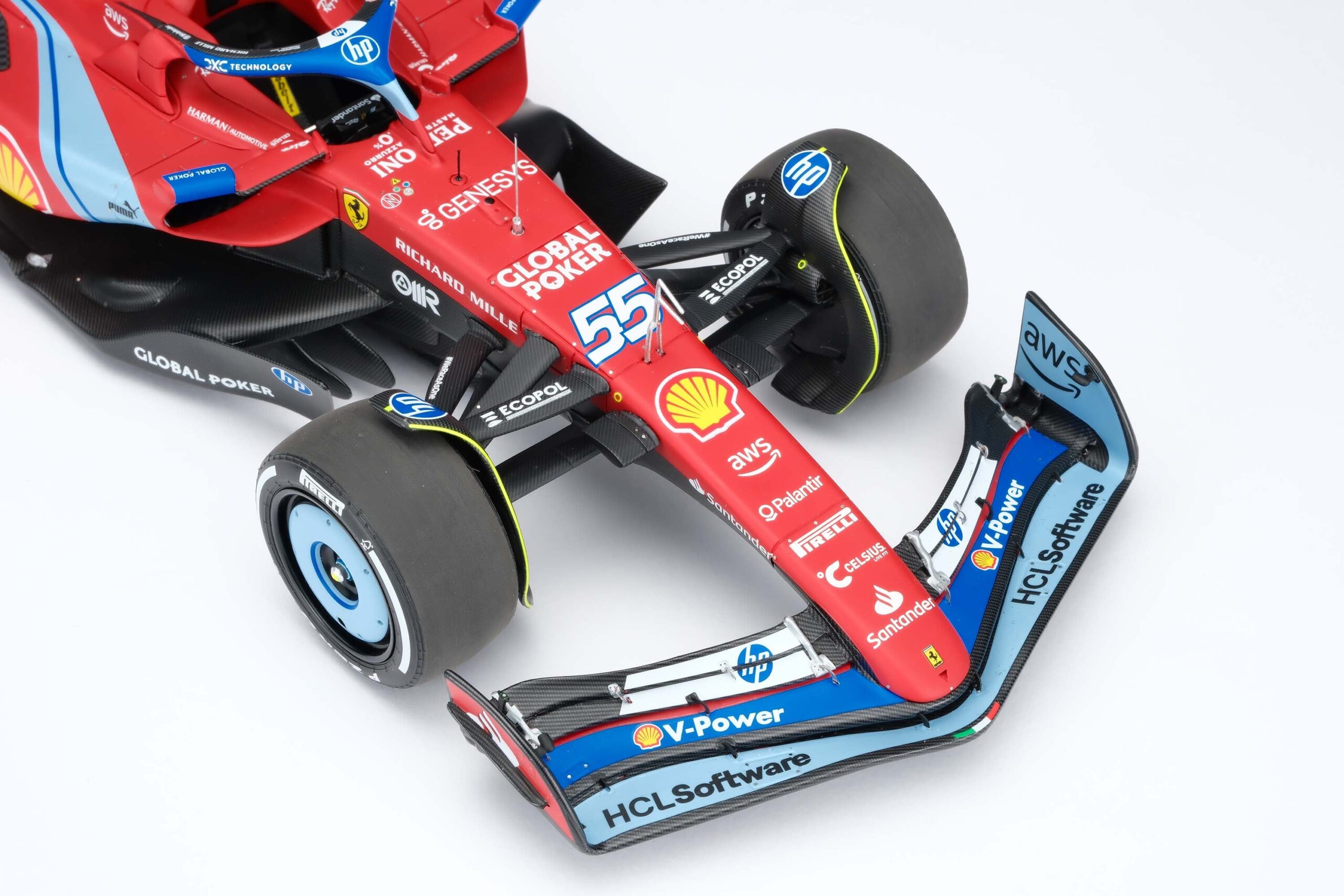 Amalgam Ferrari SF-24 2024 Miami Grand Prix - Rot | 1:18 – Bild 60