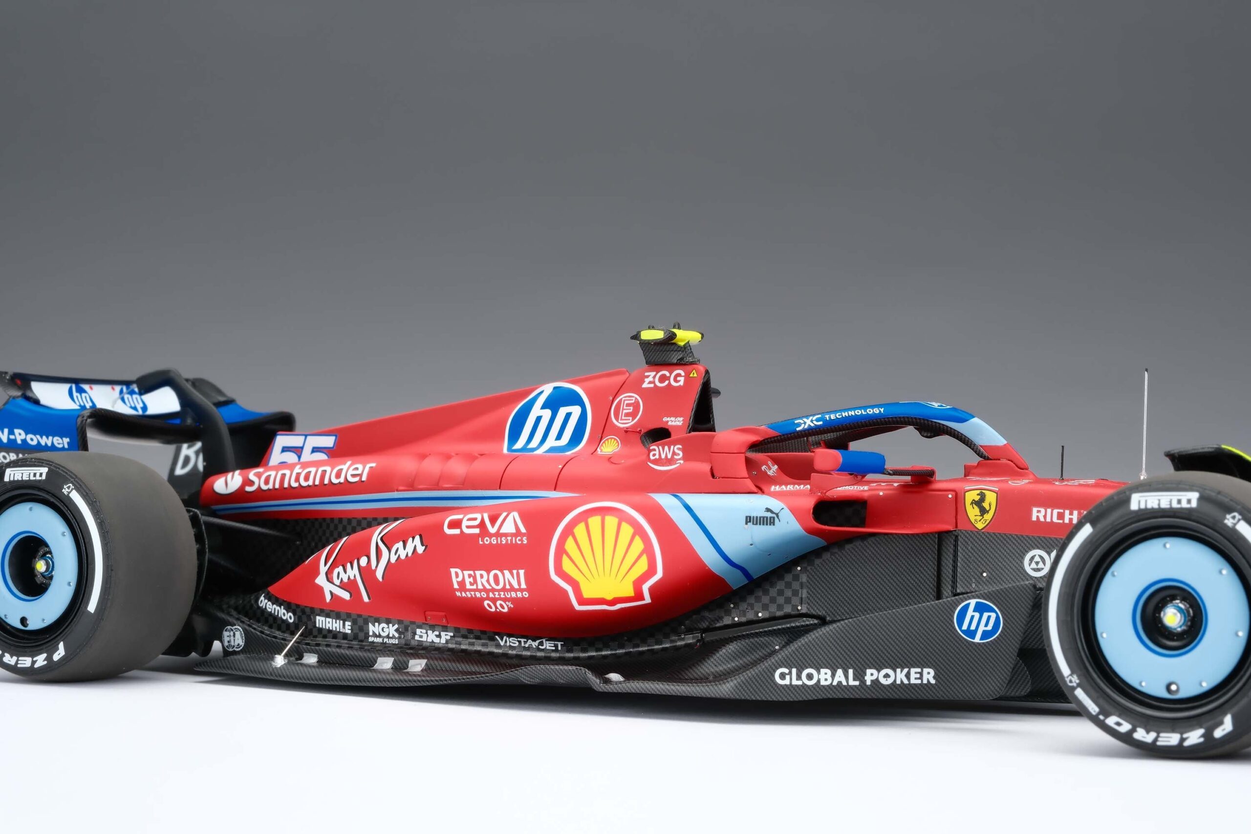 Amalgam Ferrari SF-24 2024 Miami Grand Prix - Rot | 1:18 – Bild 35