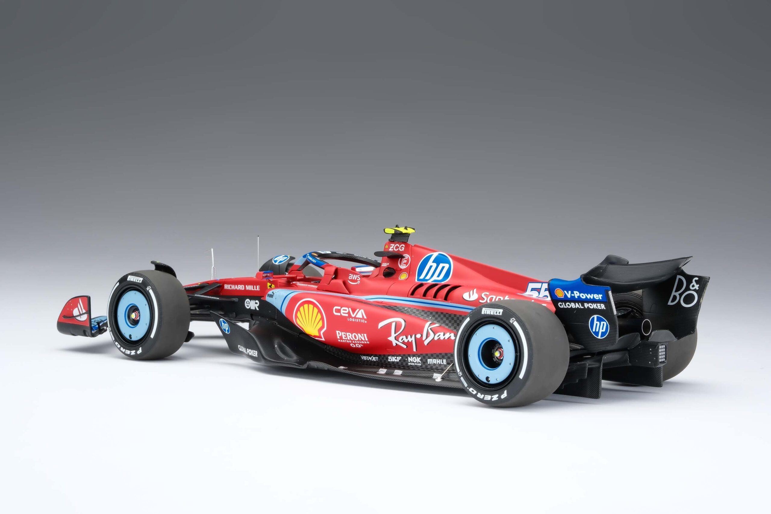 Amalgam Ferrari SF-24 2024 Miami Grand Prix - Rot | 1:18 – Bild 39