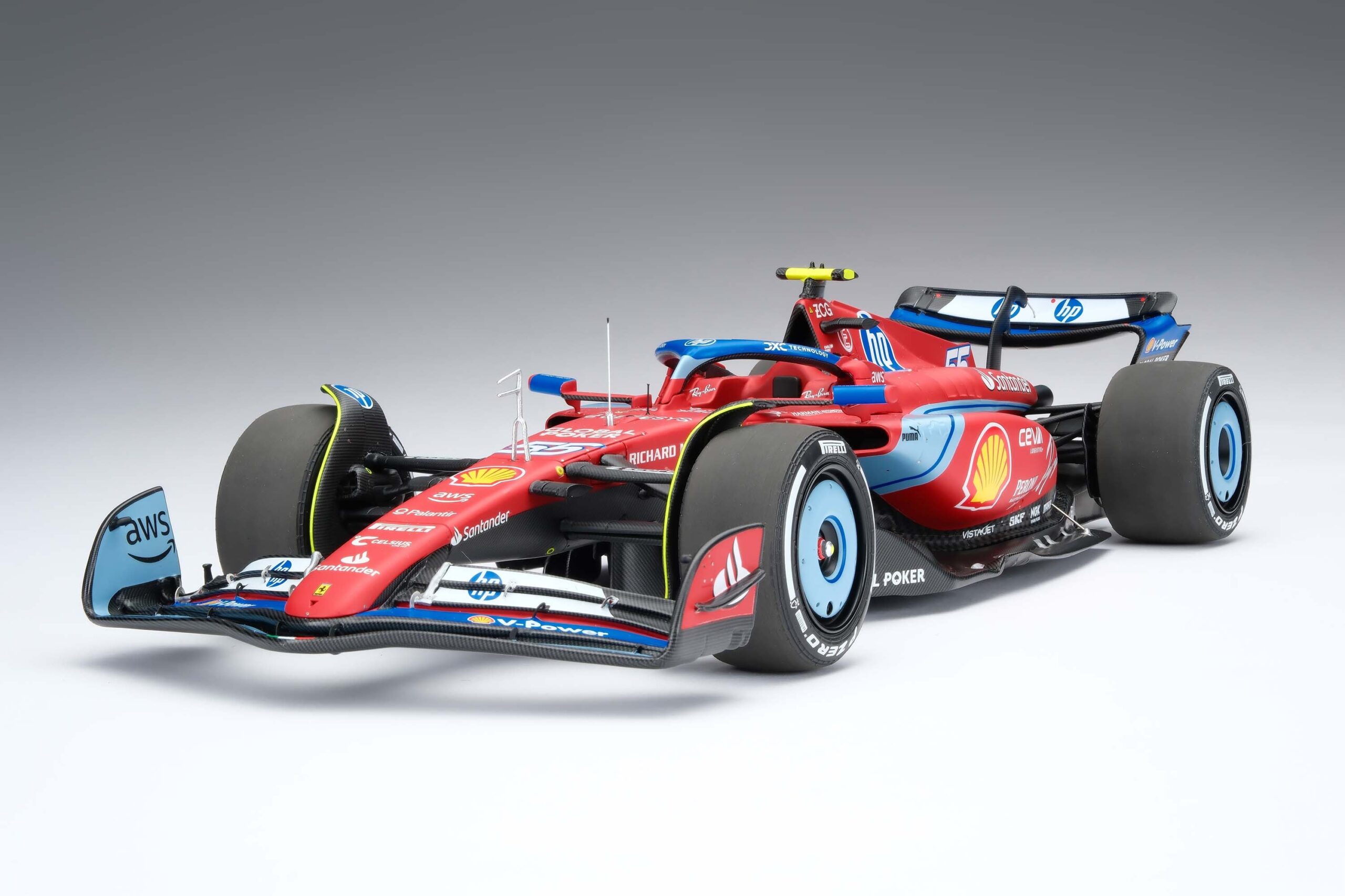 Amalgam Ferrari SF-24 2024 Miami Grand Prix - Rot | 1:18 – Bild 44
