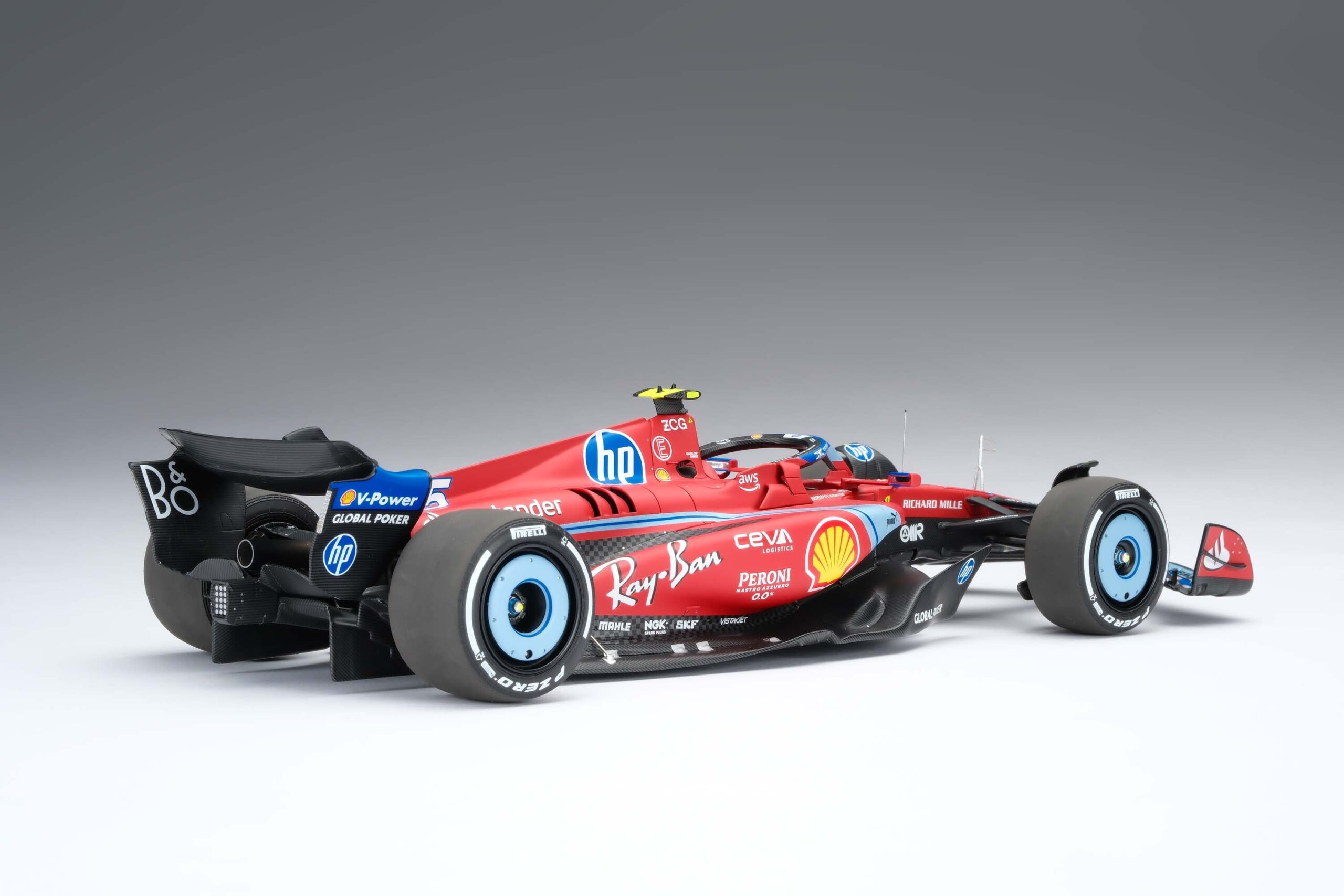 Amalgam Ferrari SF-24 2024 Miami Grand Prix - Rot | 1:18 – Bild 46
