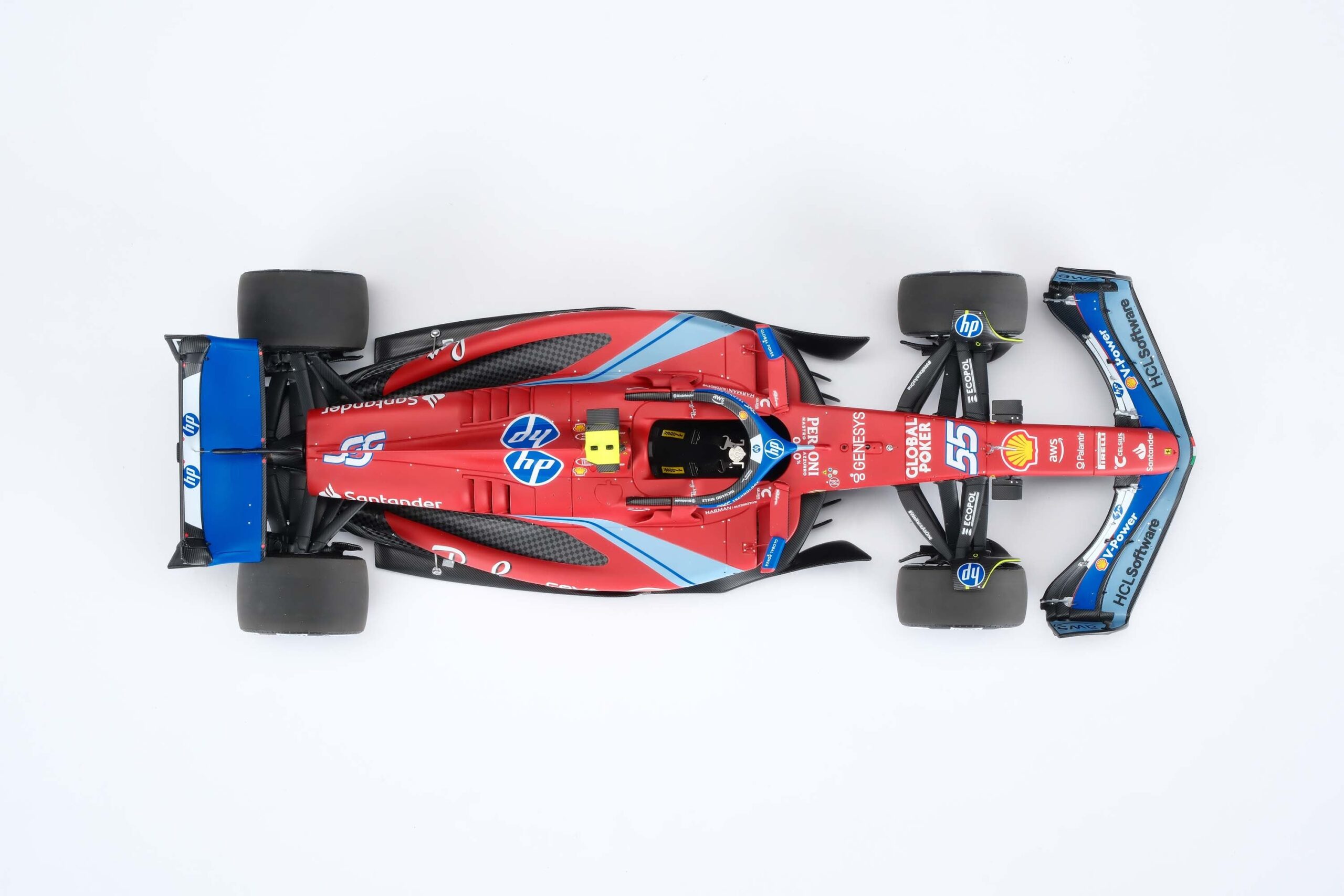 Amalgam Ferrari SF-24 2024 Miami Grand Prix - Rot | 1:18 – Bild 49