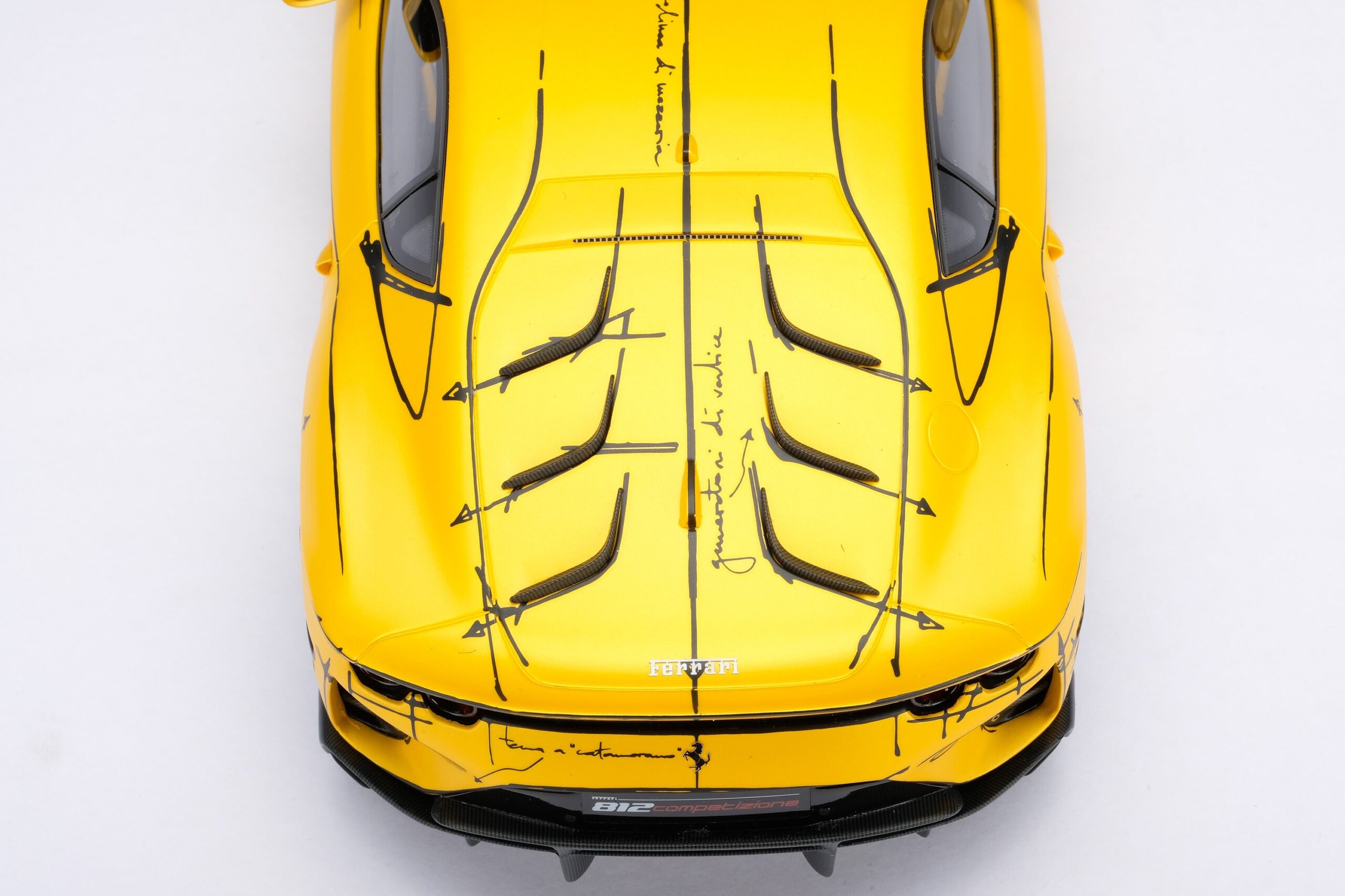 Amalgam Ferrari 812 Competizione Tailor Made - Gelb | 1:18 - Image 14
