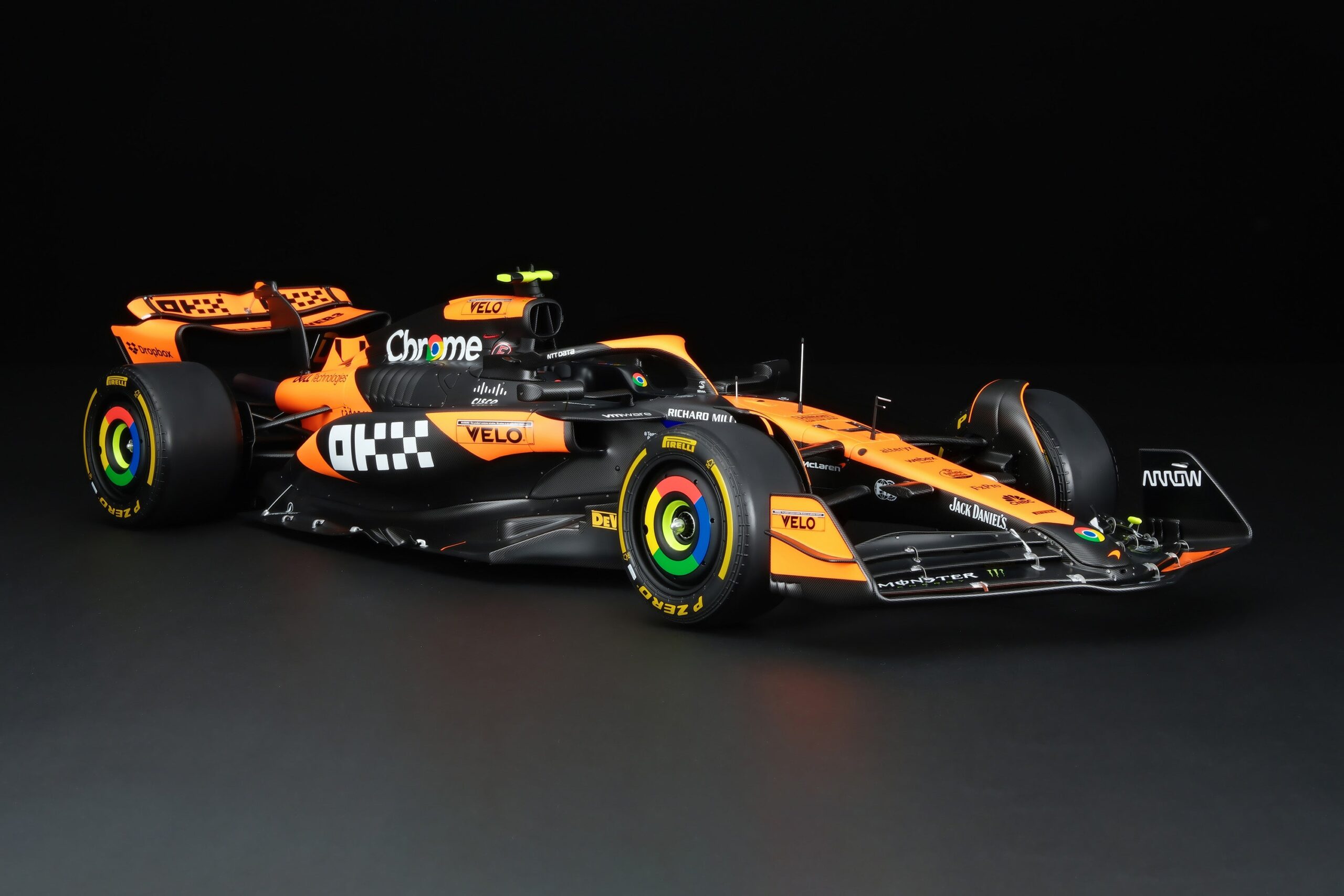 Amalgam McLaren MCL38 Gran Premio de Miami 2024 - Naranja | 1:8
