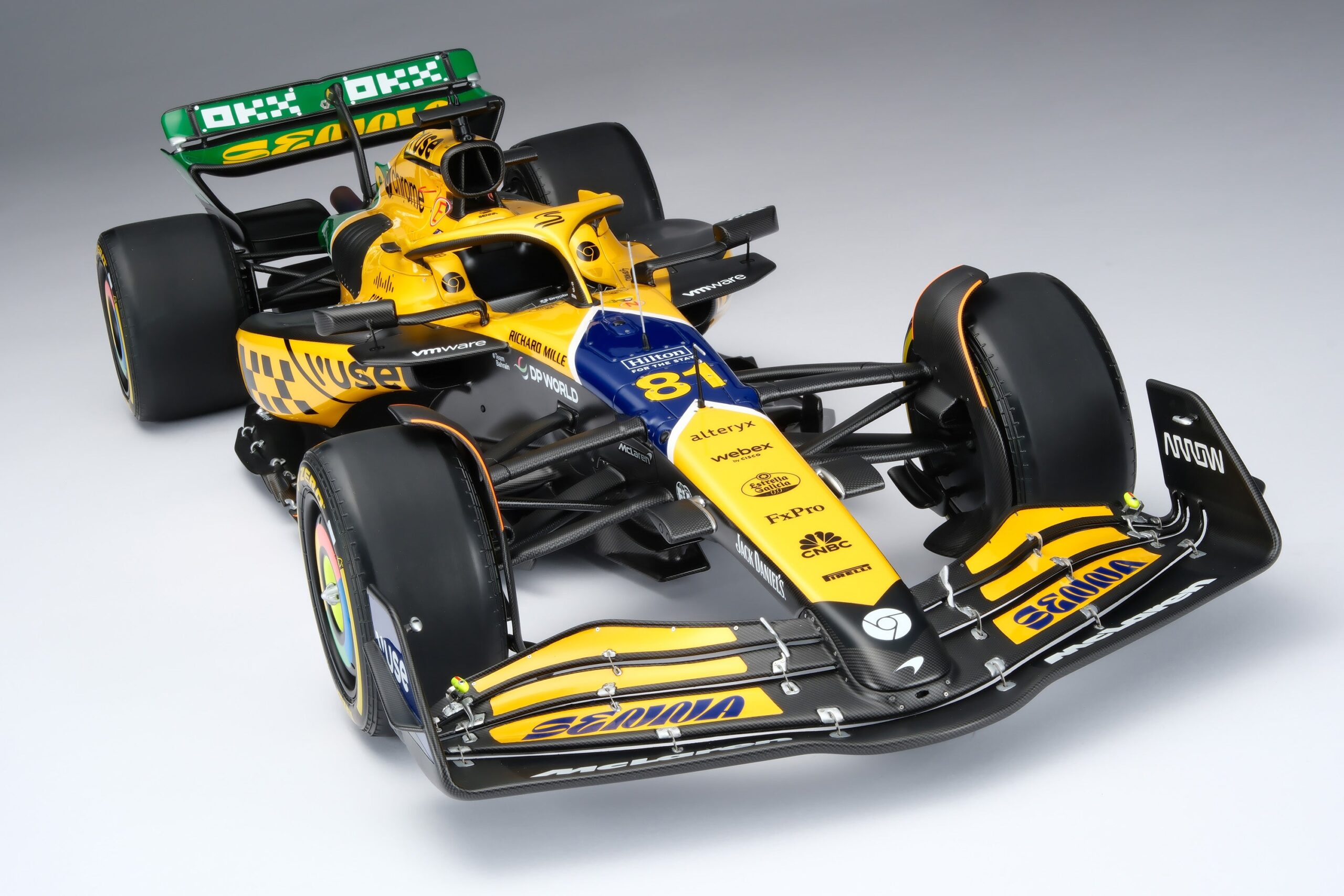 Amalgam McLaren MCL38 2024 Monaco Grand Prix Senna Tribute | 1:8 - Immagine 10