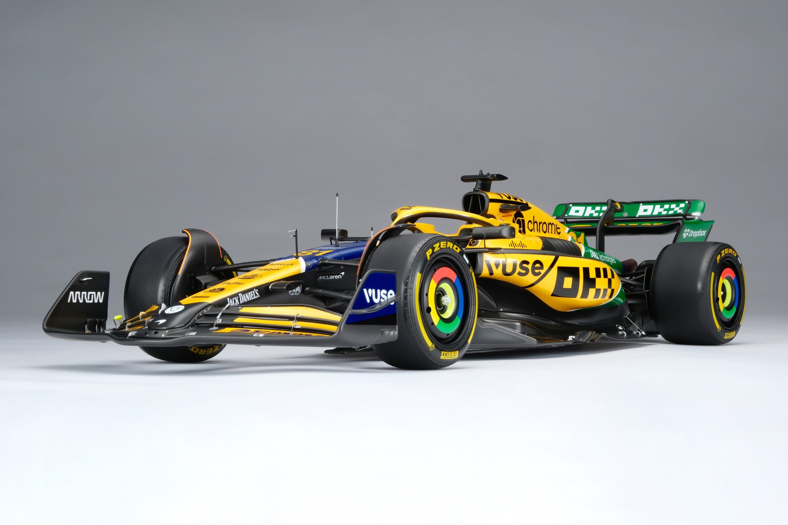Amalgam McLaren MCL38 2024 Monaco Grand Prix Senna Tribute | 1:8 - Immagine 16