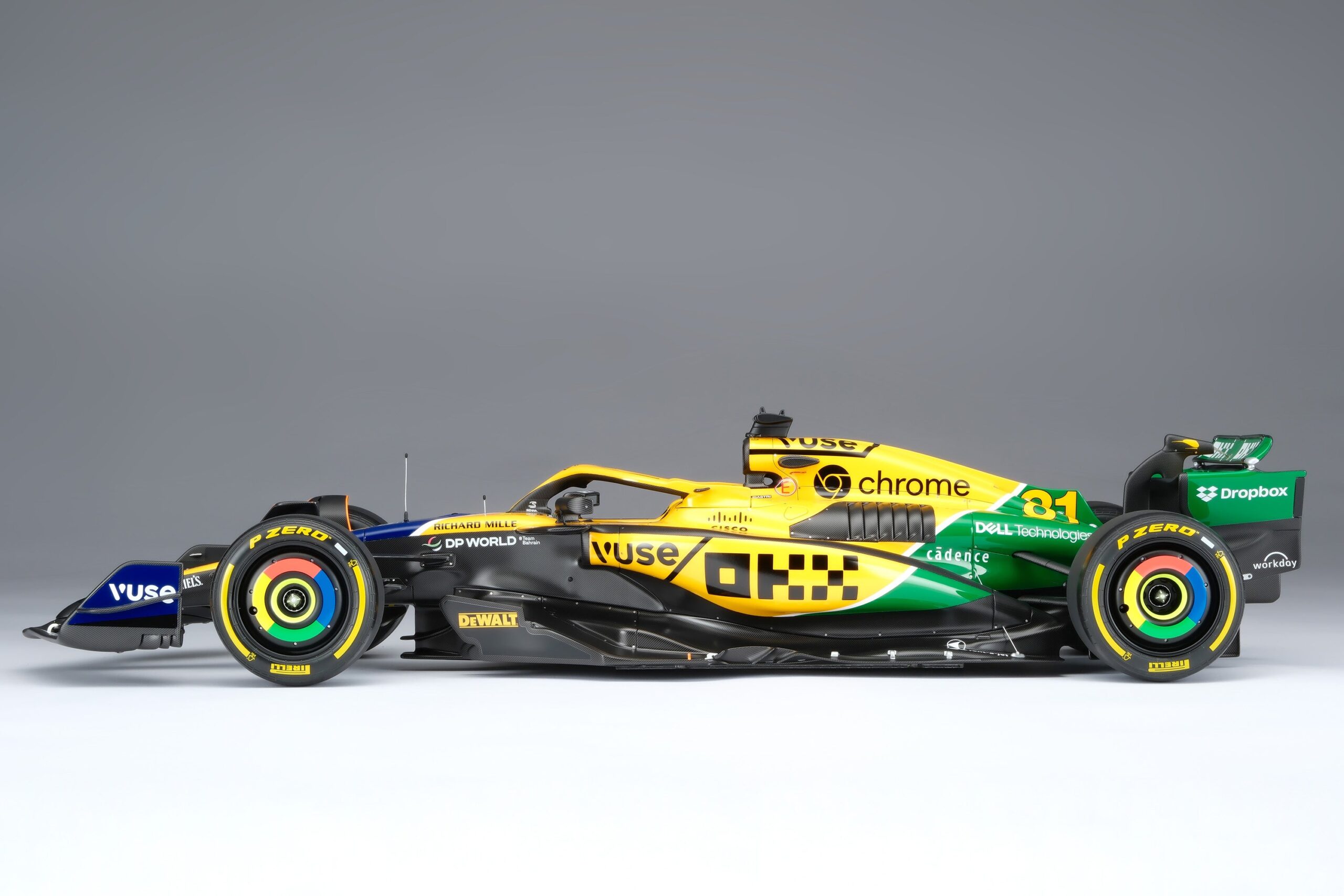 Amalgam McLaren MCL38 2024 Monaco Grand Prix Senna Tribute | 1:8 - Immagine 17