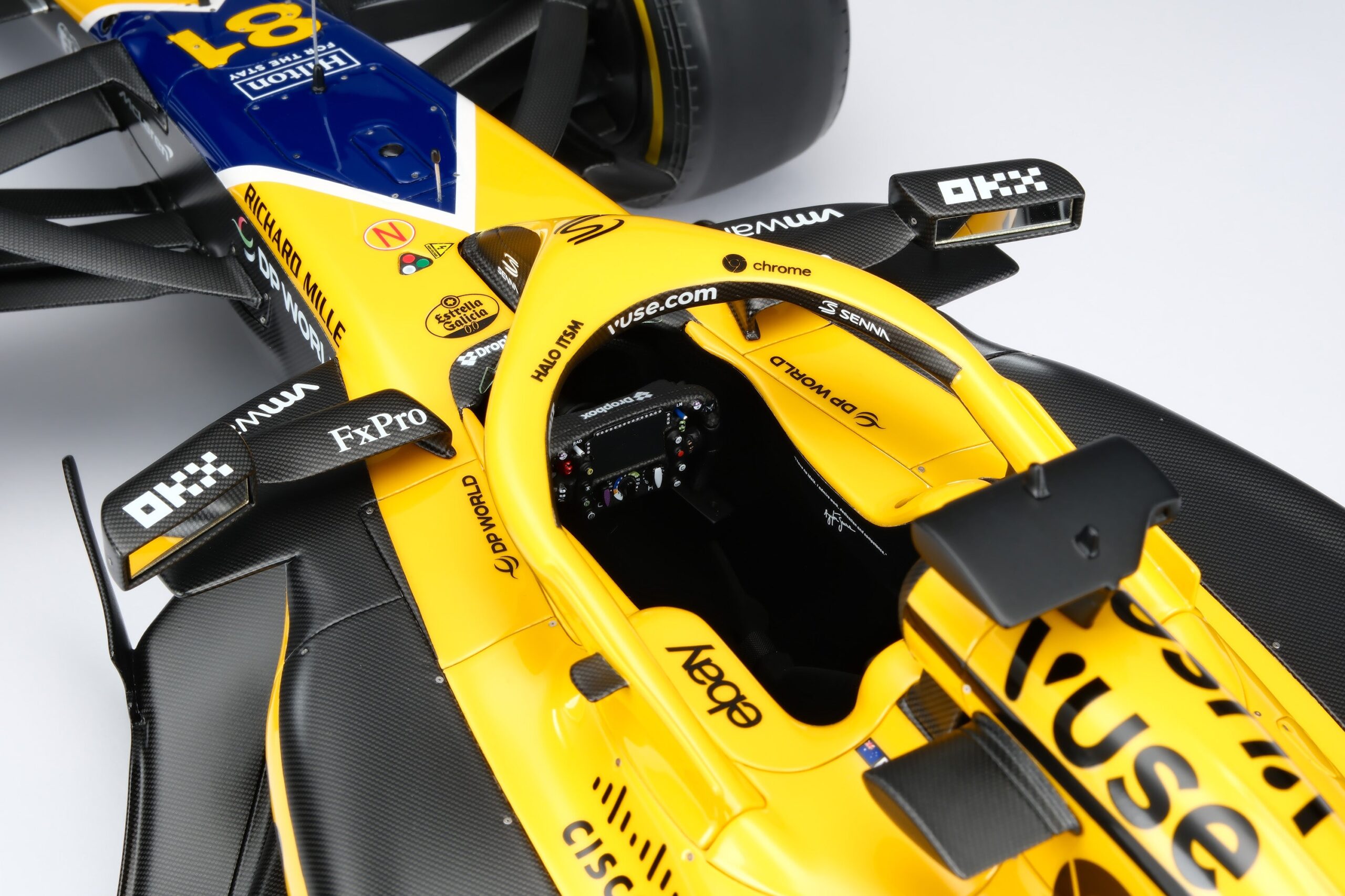 Amalgam McLaren MCL38 2024 Monaco Grand Prix Senna Tribute | 1:8 - Immagine 22