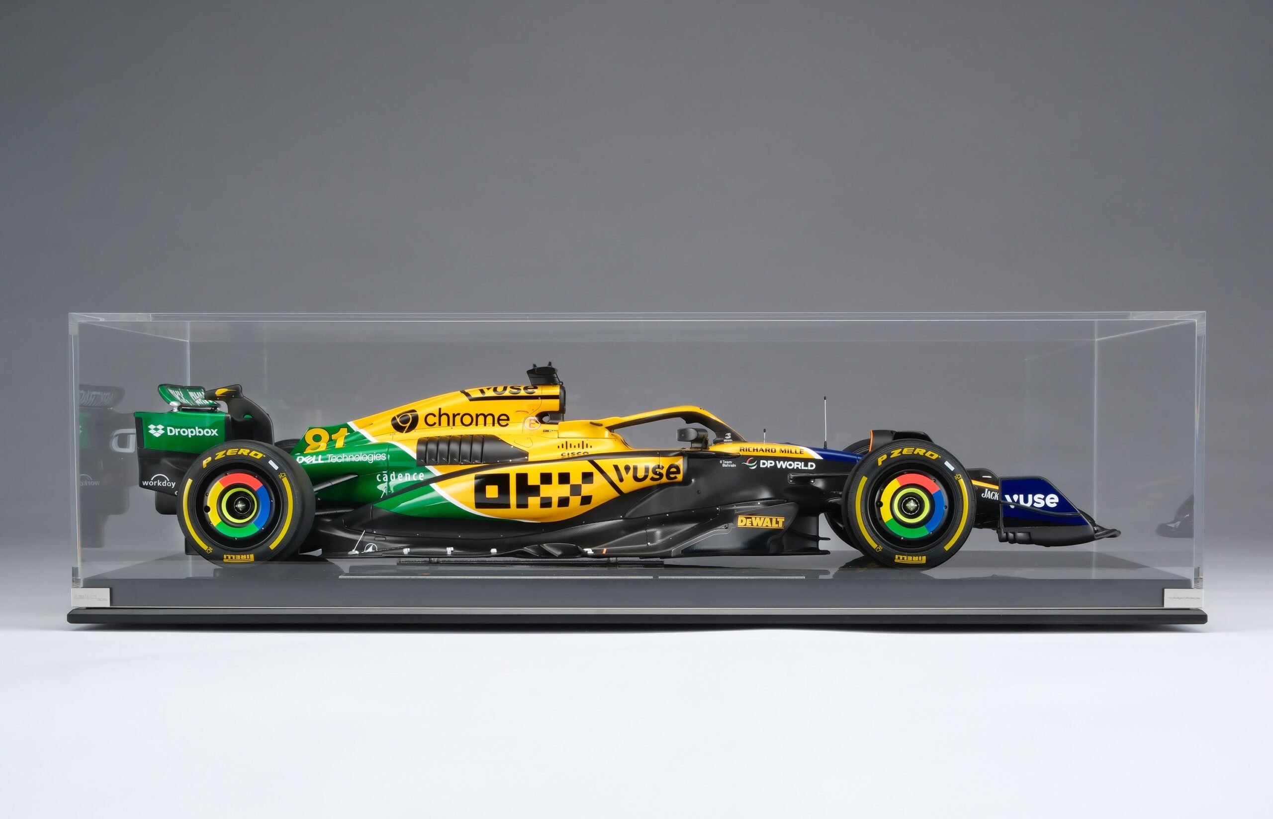 Amalgam McLaren MCL38 2024 Monaco Grand Prix Senna Tribute | 1:8 - Immagine 25