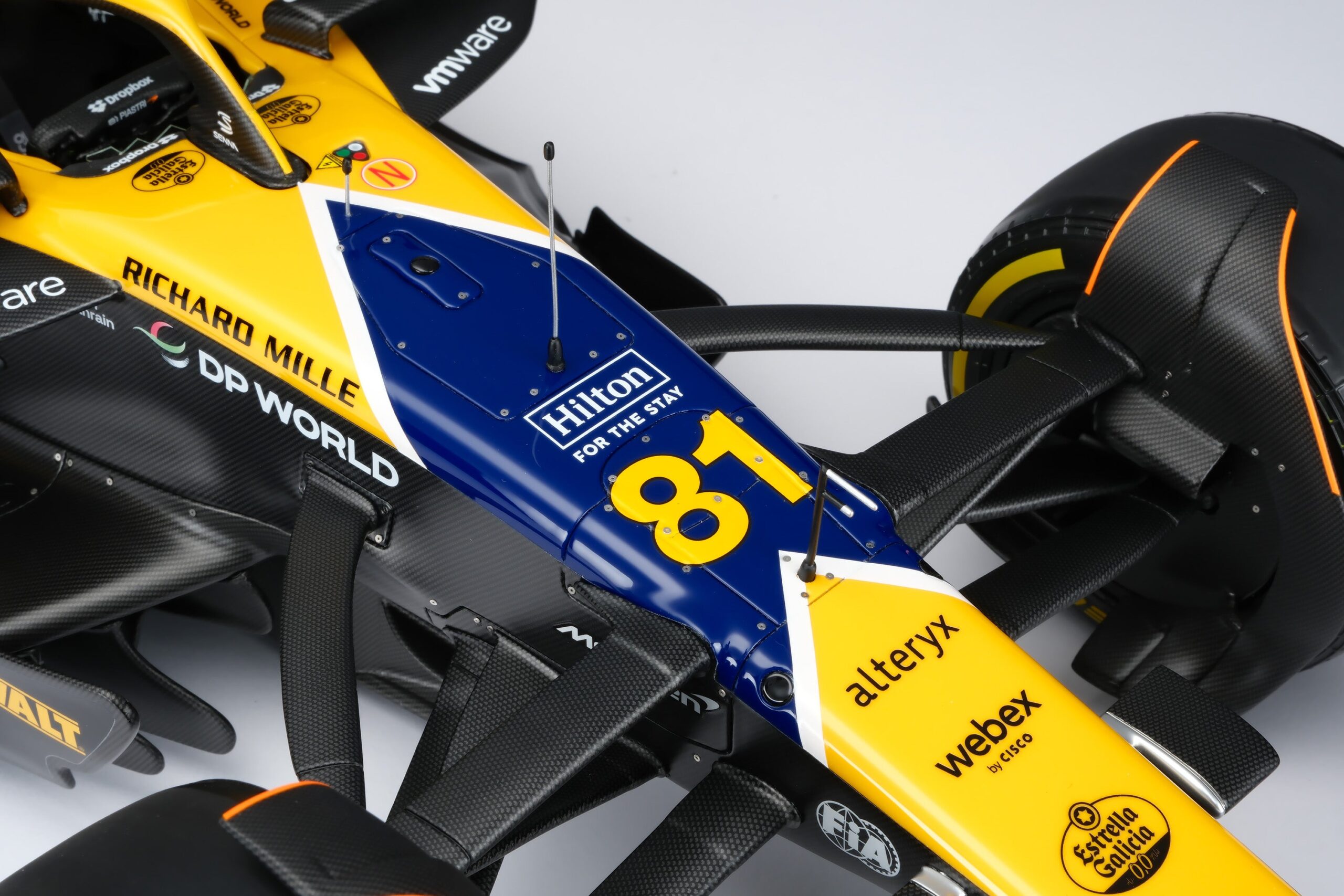 Amalgam McLaren MCL38 2024 Monaco Grand Prix Senna Tribute | 1:8 - Immagine 13