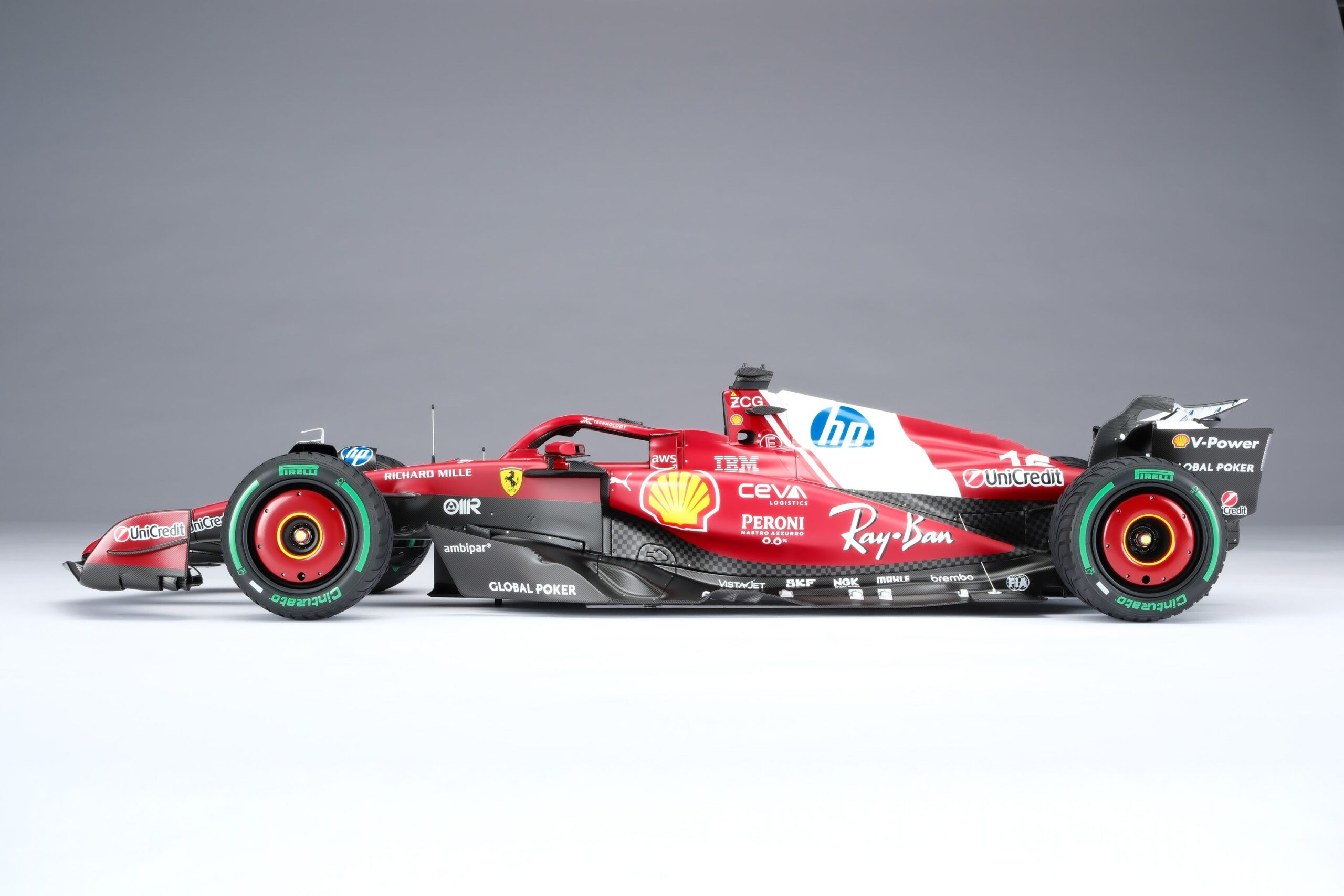 Amalgam Ferrari SF-25 2025 Australian Grand Prix - Rot | 1:8 – Bild 11