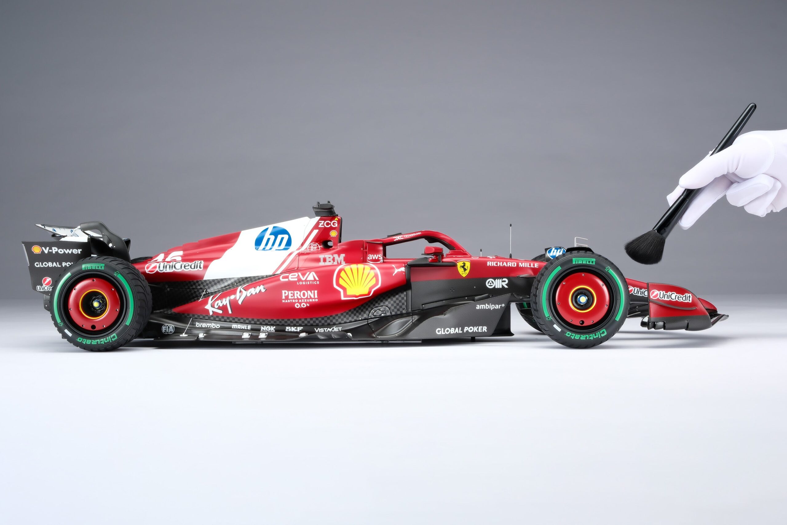 Amalgam Ferrari SF-25 2025 Australian Grand Prix - Rot | 1:8 – Bild 4
