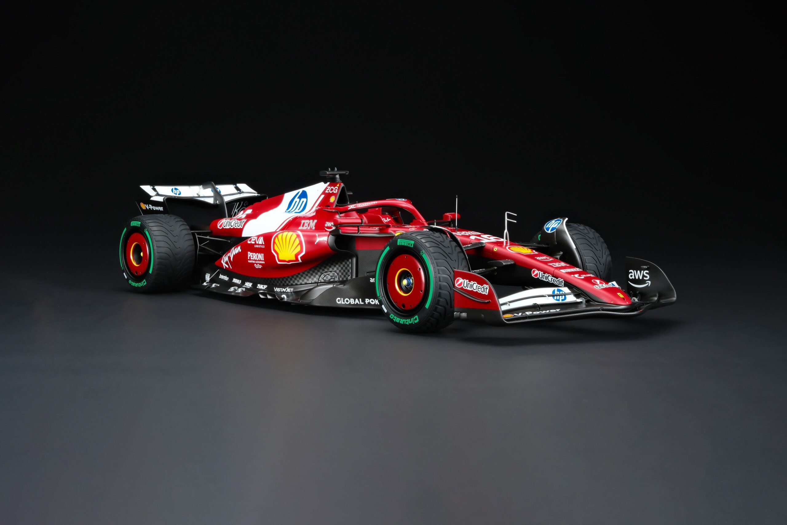 Amalgam Ferrari SF-25 2025 Australian Grand Prix - Rot | 1:8 – Bild 2
