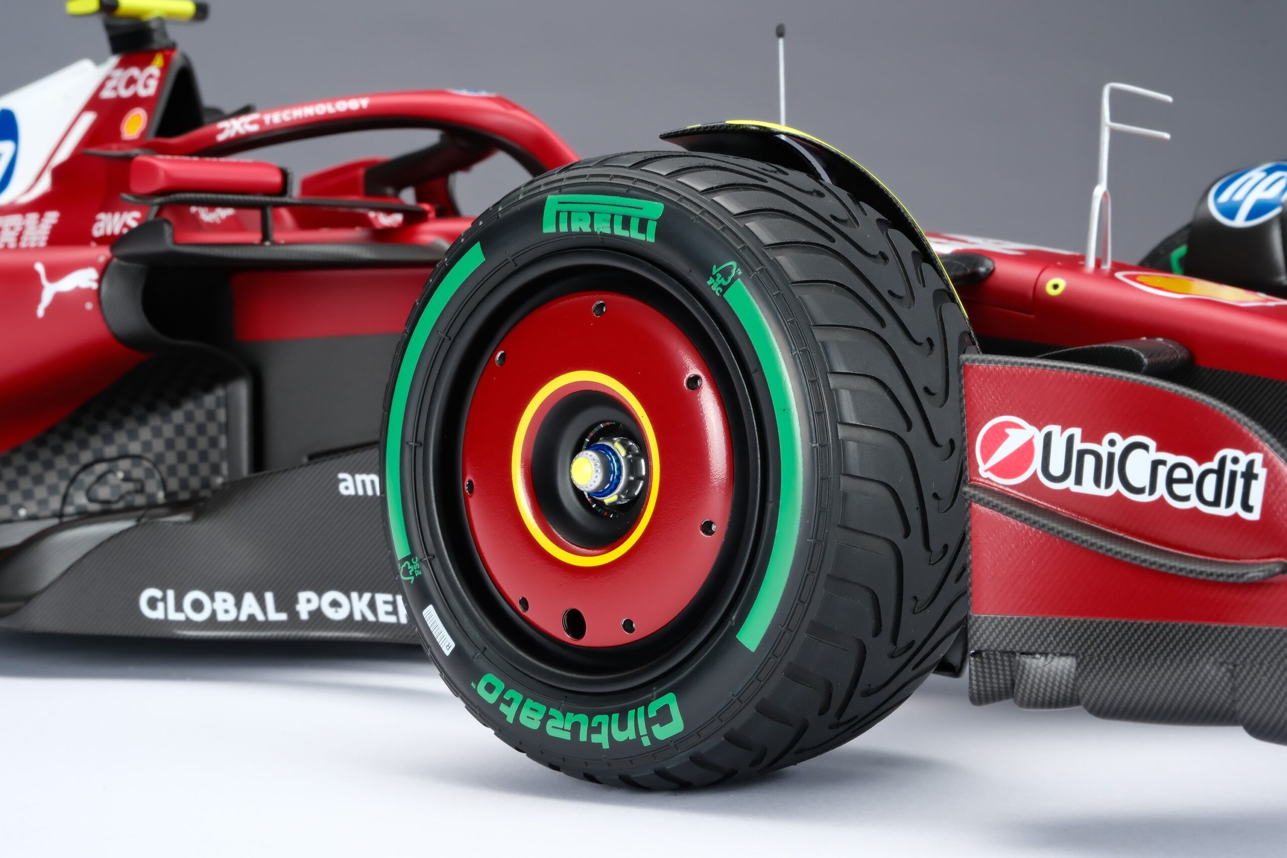 Amalgam Ferrari SF-25 2025 Australian Grand Prix - Rot | 1:8 – Bild 26