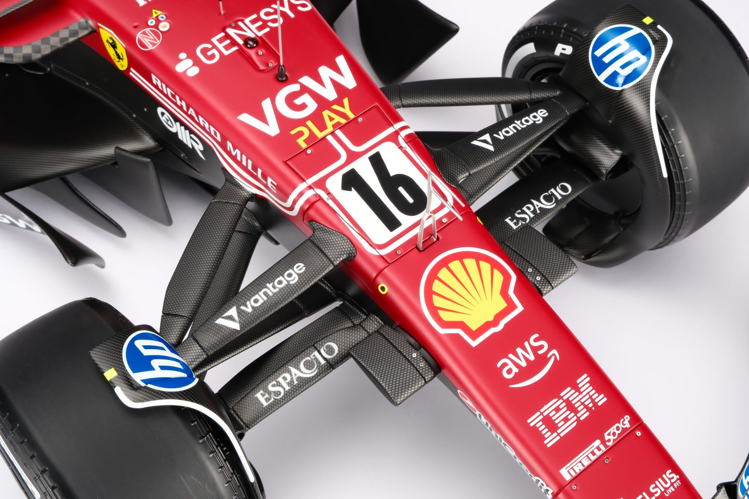 Amalgam Ferrari SF-25 2025 Italian Grand Prix - Charles Leclerc - Rot | 1:8 – Bild 6