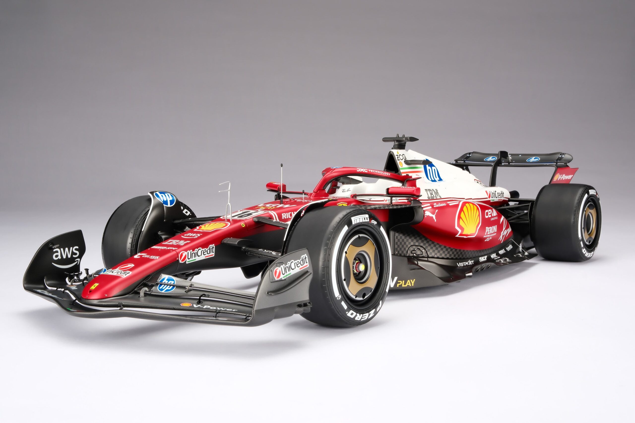 Amalgam Ferrari SF-25 2025 Italian Grand Prix - Charles Leclerc - Rot | 1:8 – Bild 10