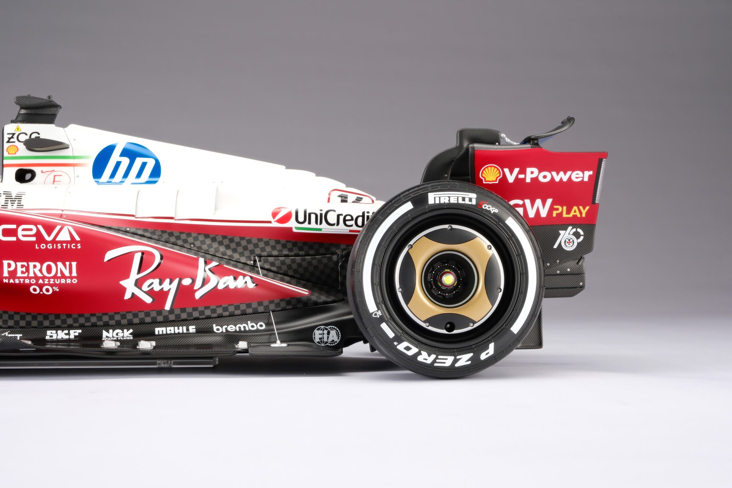 Amalgam Ferrari SF-25 2025 Italian Grand Prix - Charles Leclerc - Rot | 1:8 – Bild 13