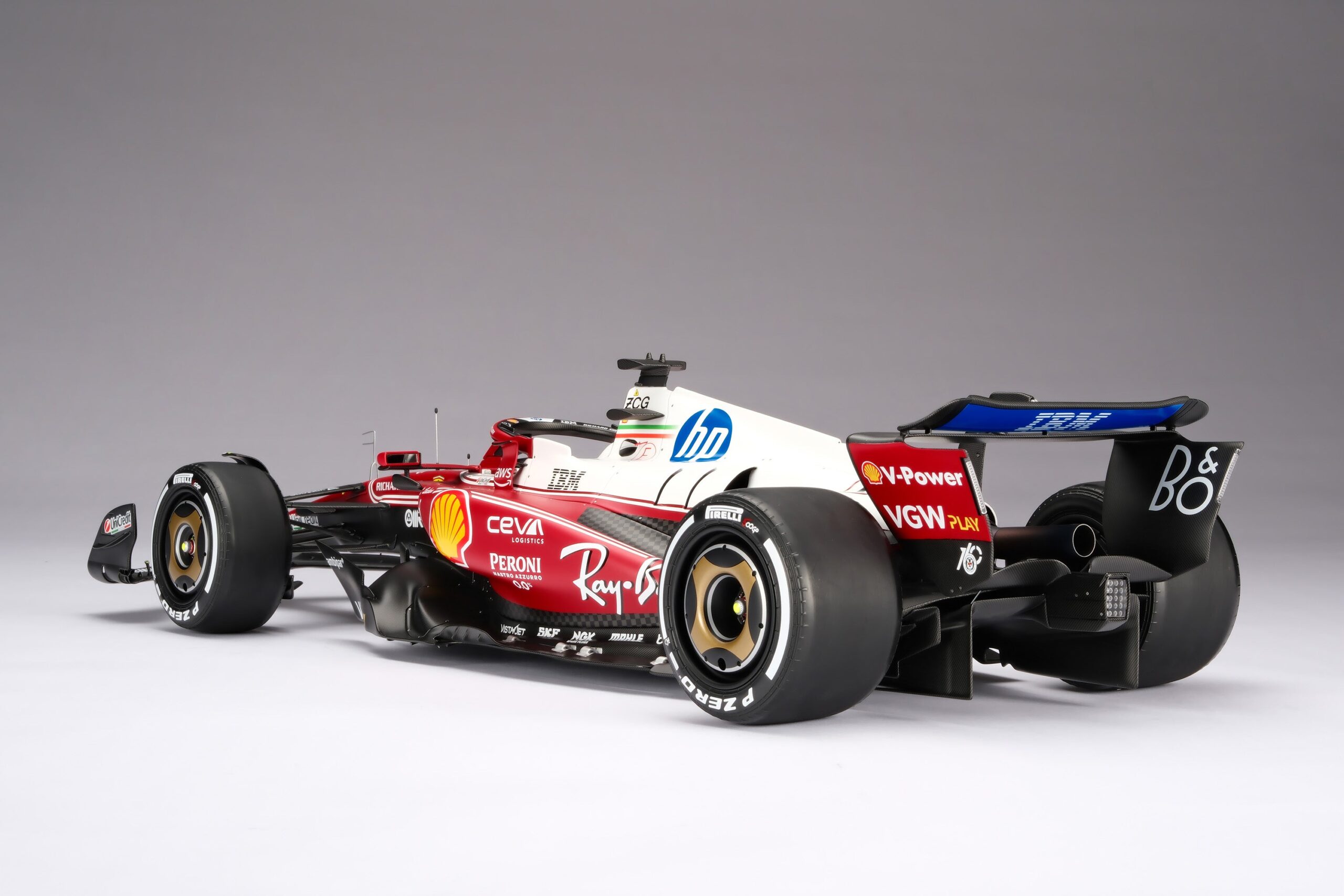 Amalgam Ferrari SF-25 2025 Italian Grand Prix - Charles Leclerc - Rot | 1:8 – Bild 15
