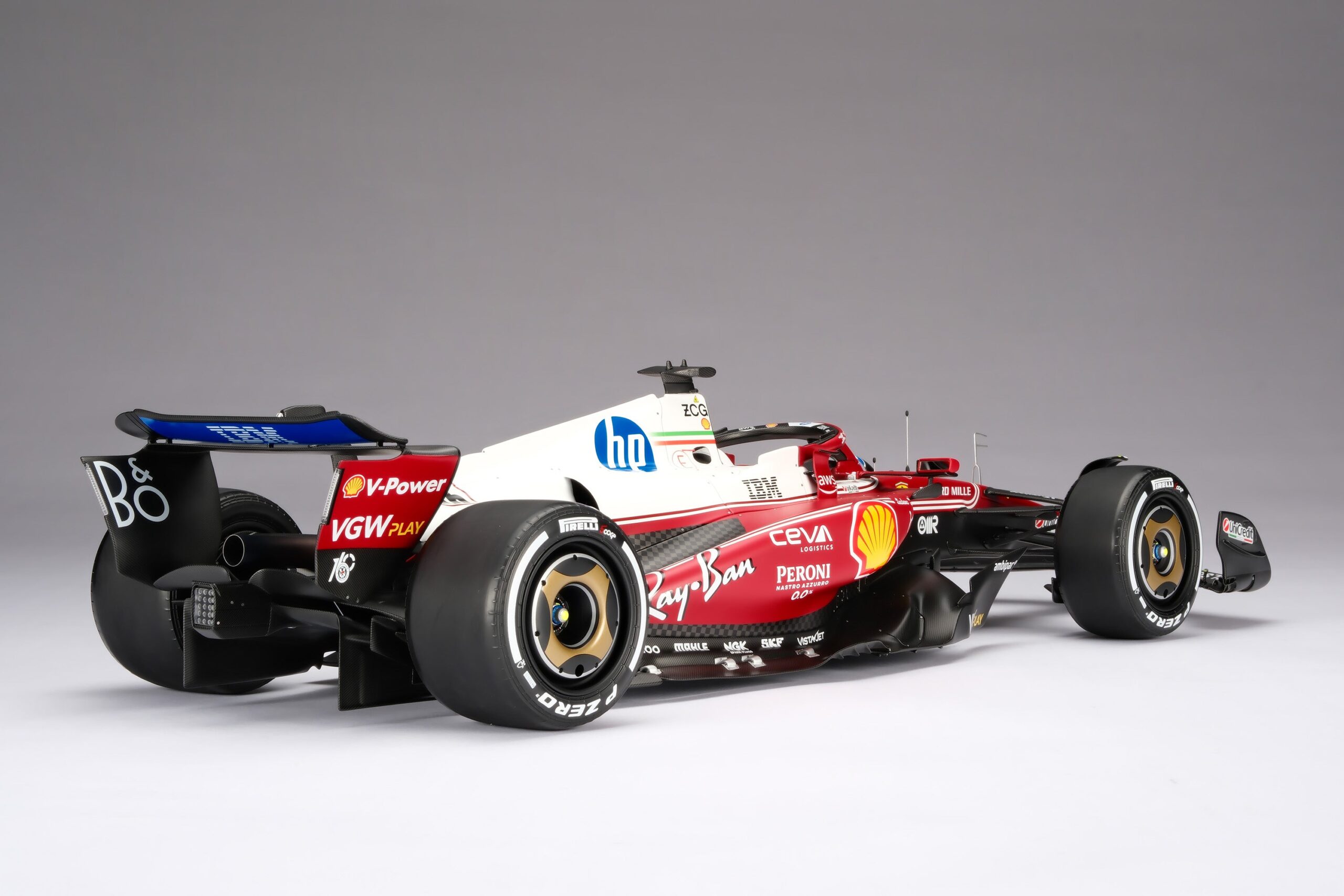 Amalgam Ferrari SF-25 2025 Italian Grand Prix - Charles Leclerc - Rot | 1:8 – Bild 18