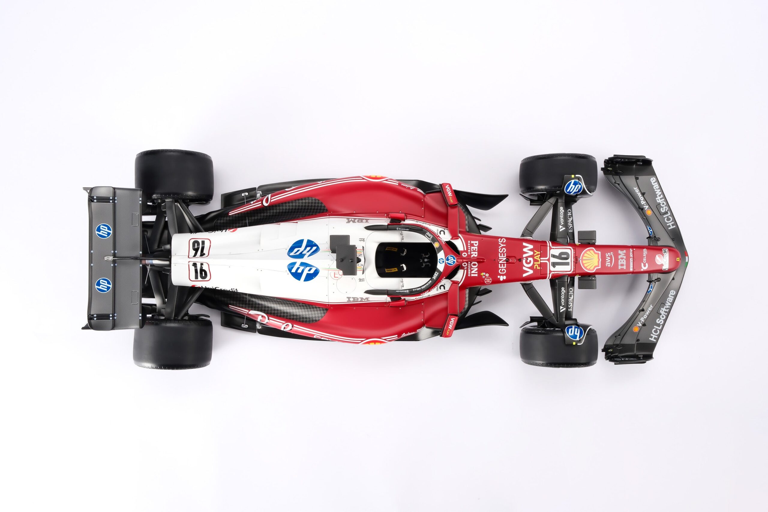 Amalgam Ferrari SF-25 2025 Italian Grand Prix - Charles Leclerc - Rot | 1:8 – Bild 24