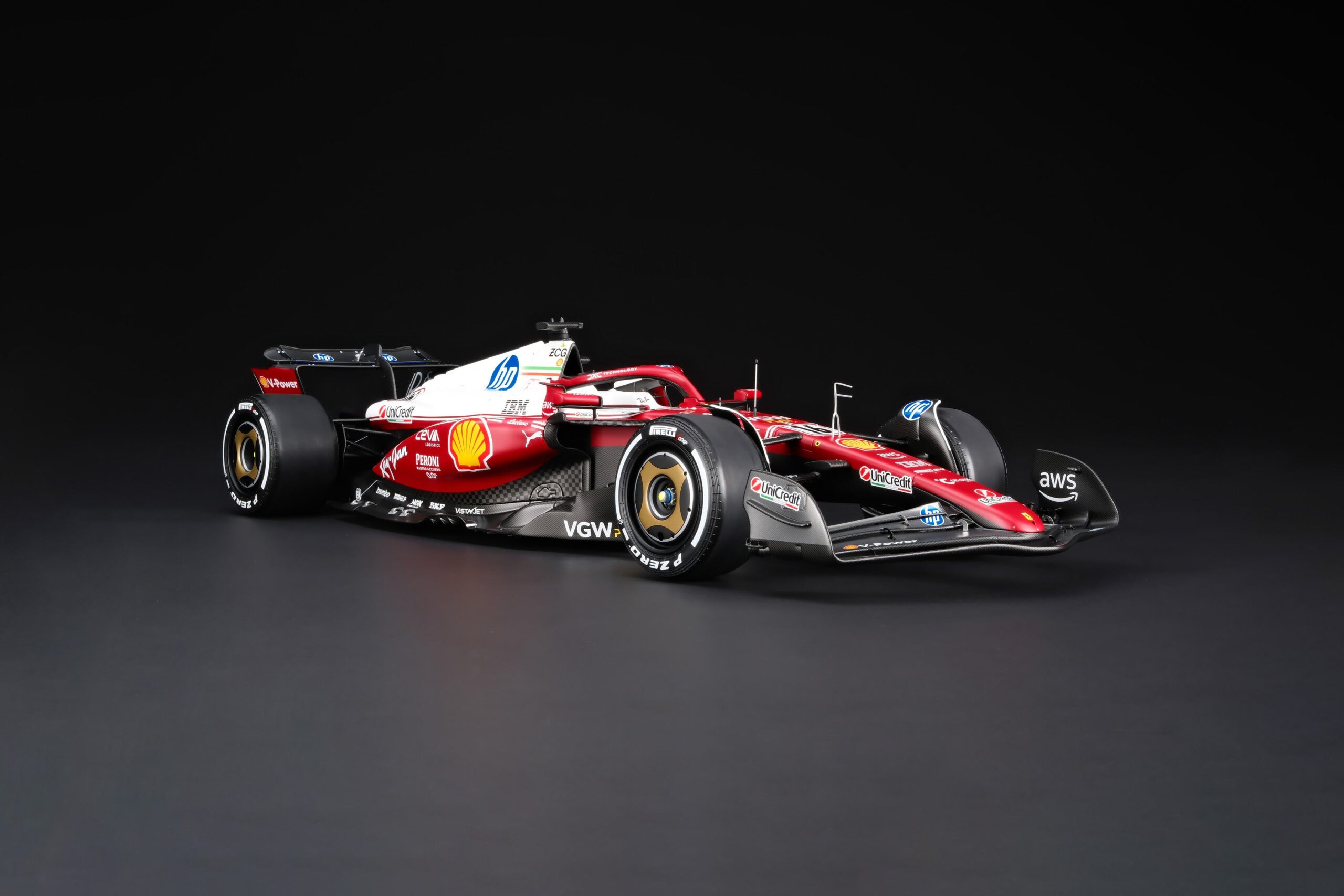 Amalgam Ferrari SF-25 2025 Italian Grand Prix - Charles Leclerc - Rot | 1:8 – Bild 2