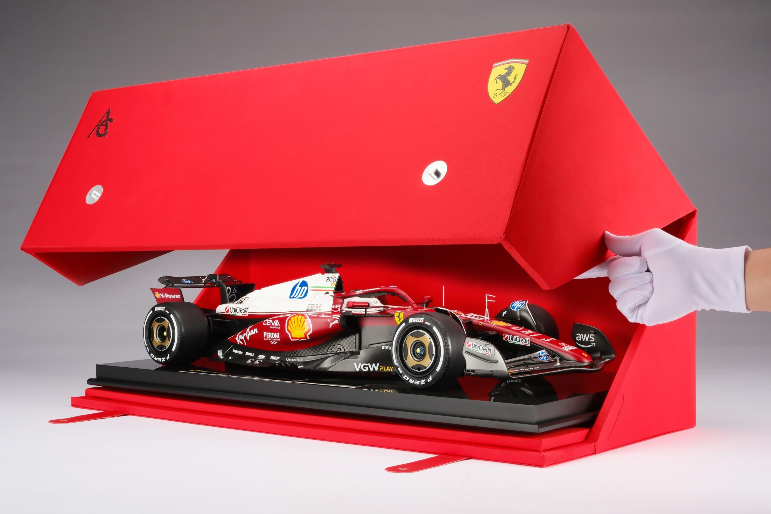 Amalgam Ferrari SF-25 2025 Italian Grand Prix - Charles Leclerc - Rot | 1:8 – Bild 22