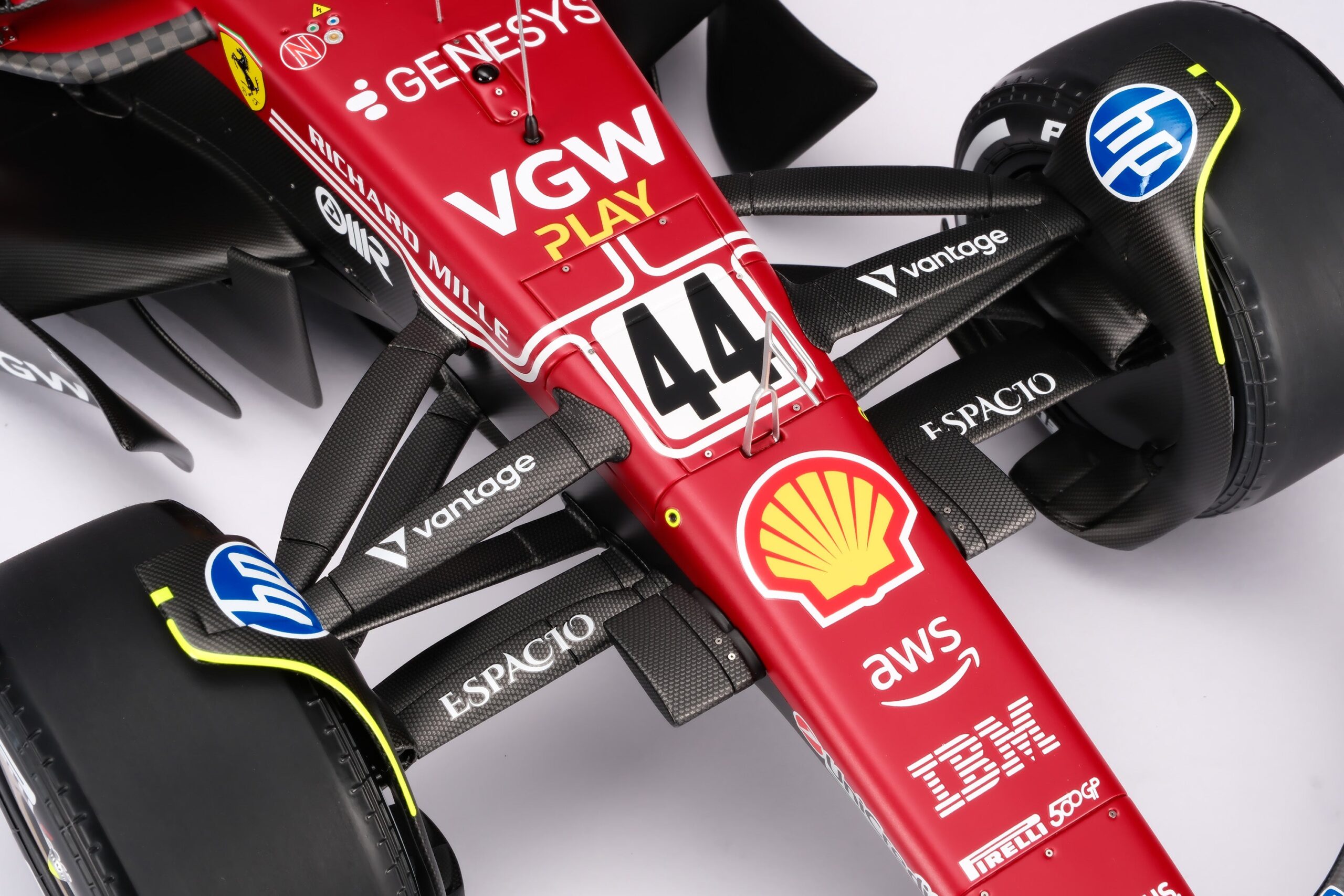 Amalgam Ferrari SF-25 2025 Italian Grand Prix - Lewis Hamilton - Rot | 1:8 – Bild 7