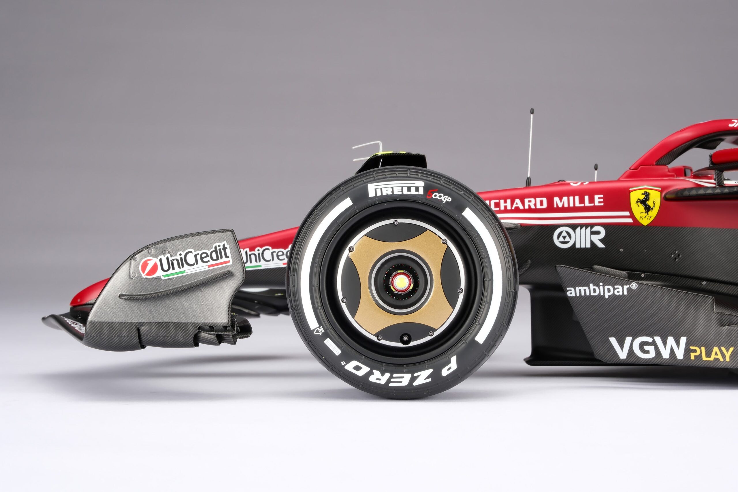 Amalgam Ferrari SF-25 2025 Italian Grand Prix - Lewis Hamilton - Rot | 1:8 – Bild 12
