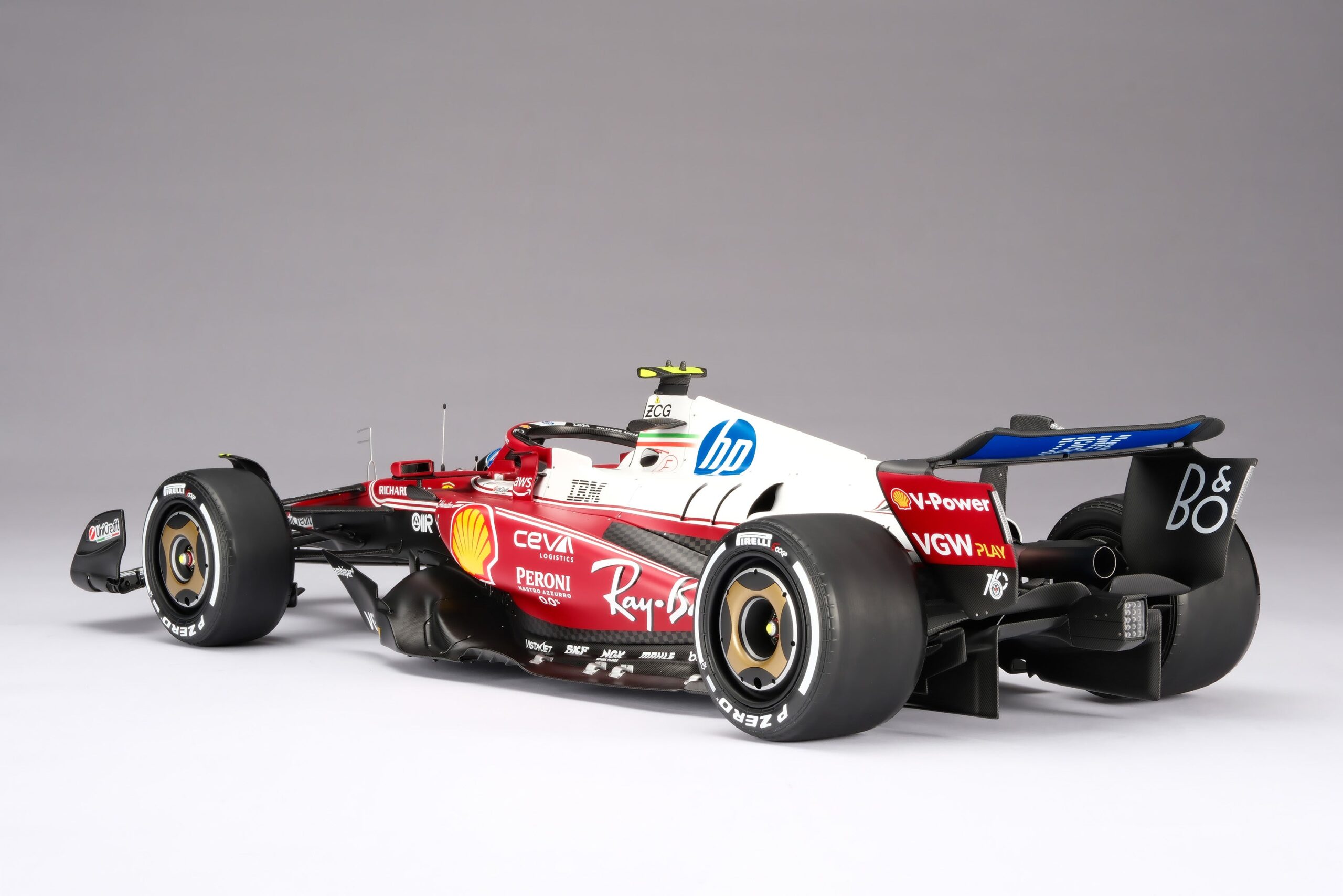 Amalgam Ferrari SF-25 2025 Italian Grand Prix - Lewis Hamilton - Rot | 1:8 – Bild 15