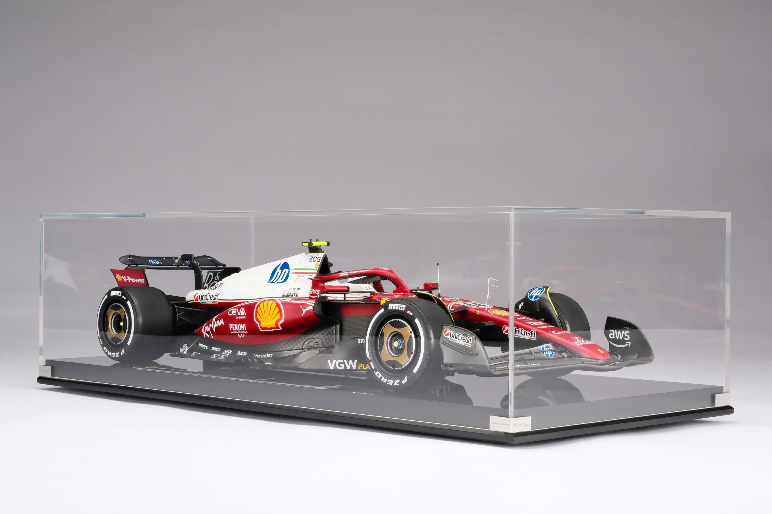 Amalgam Ferrari SF-25 2025 Italian Grand Prix - Lewis Hamilton - Rot | 1:8 – Bild 21